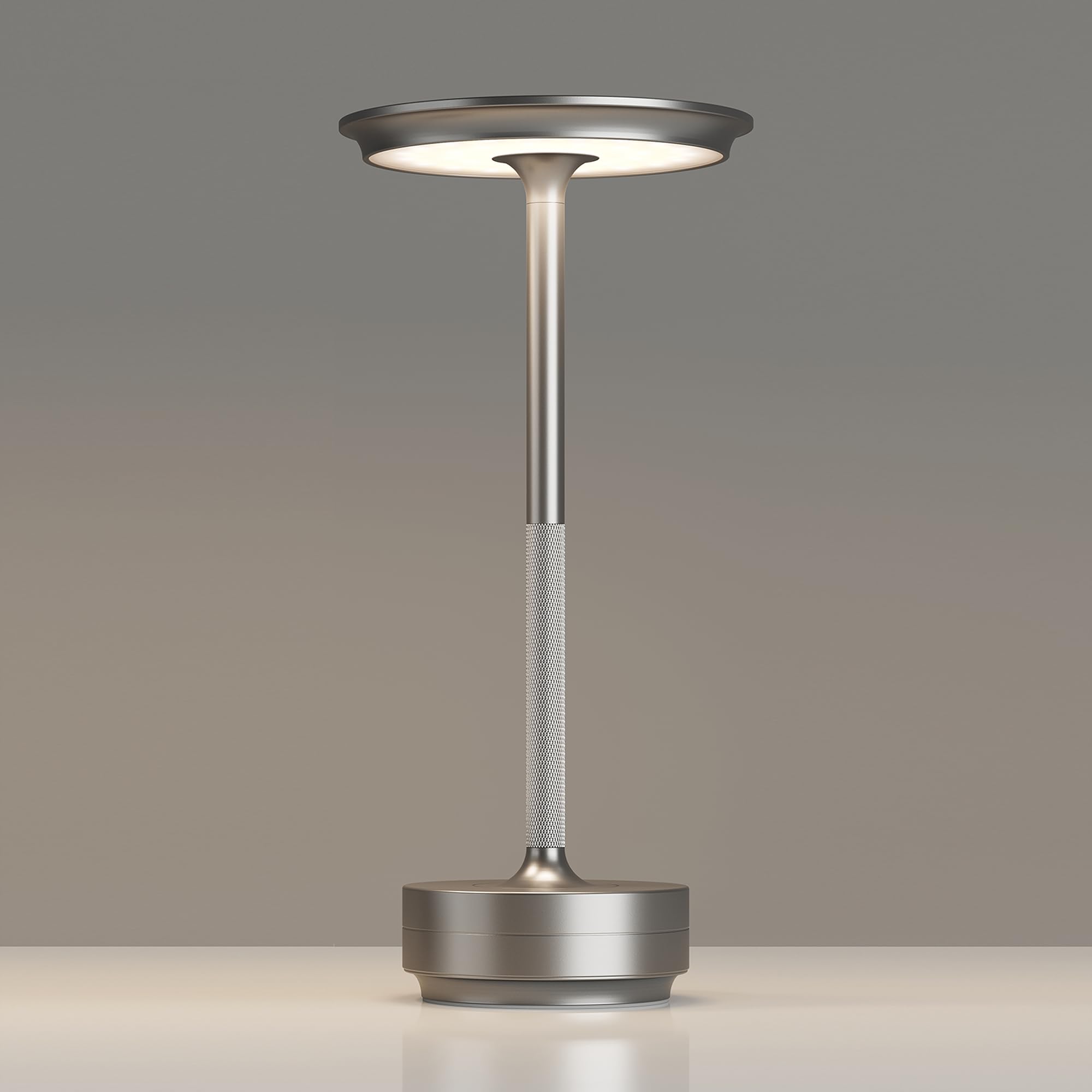 TBBGA Rechargeable Cordless Table Lamps, Portable 5000mAh Battery Table Light, 3 Color Stepless Dimming LED Table Light with Mem