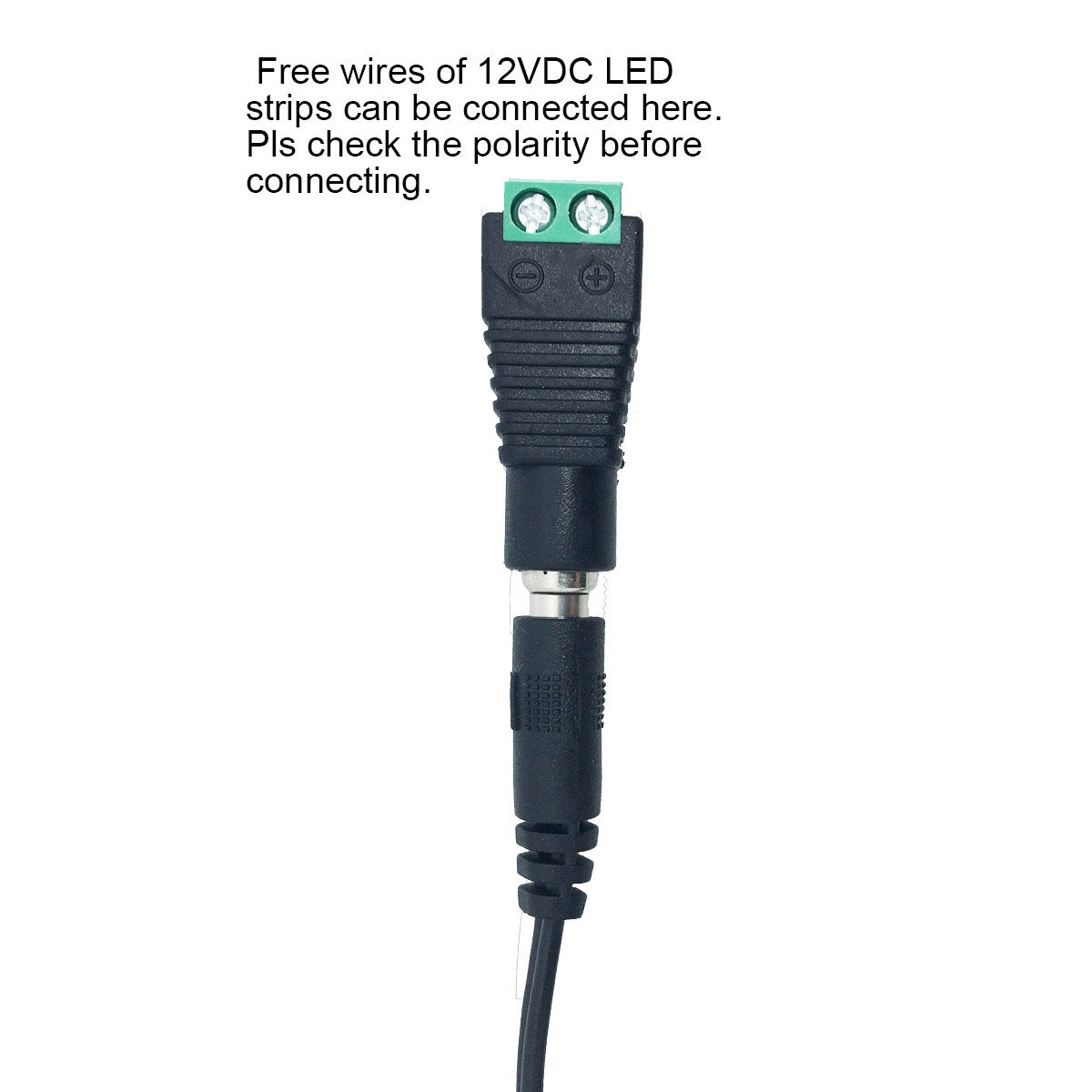 Litever 12V DC Power Supply Adapter, 3A, 36W, LED Transformer, Black, Model LL-12V-3A, Perfect for LED Light Strips