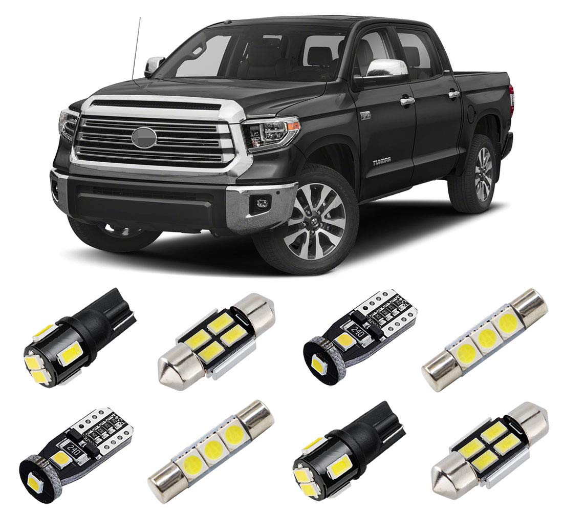 Brishine White Led Interior Light Kit For Toyota Tundra 2014 2015 2016 2017 2018 2019 2020 2021 Super Bright 6000K Interior Led 