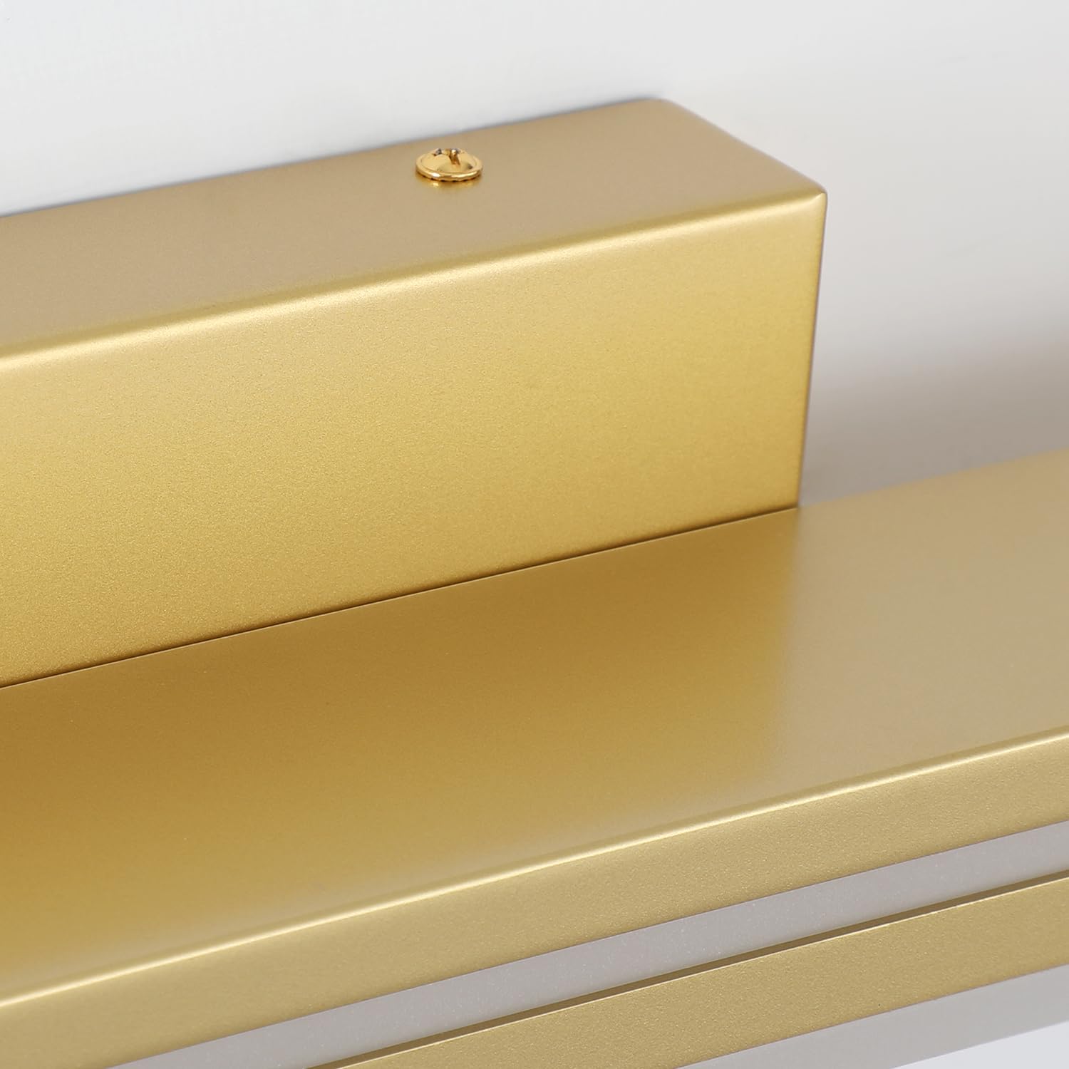 SineRise 40-Inch LED Bathroom Vanity Light Bar, Gold Acrylic Wall Fixture, Cool White 6000K