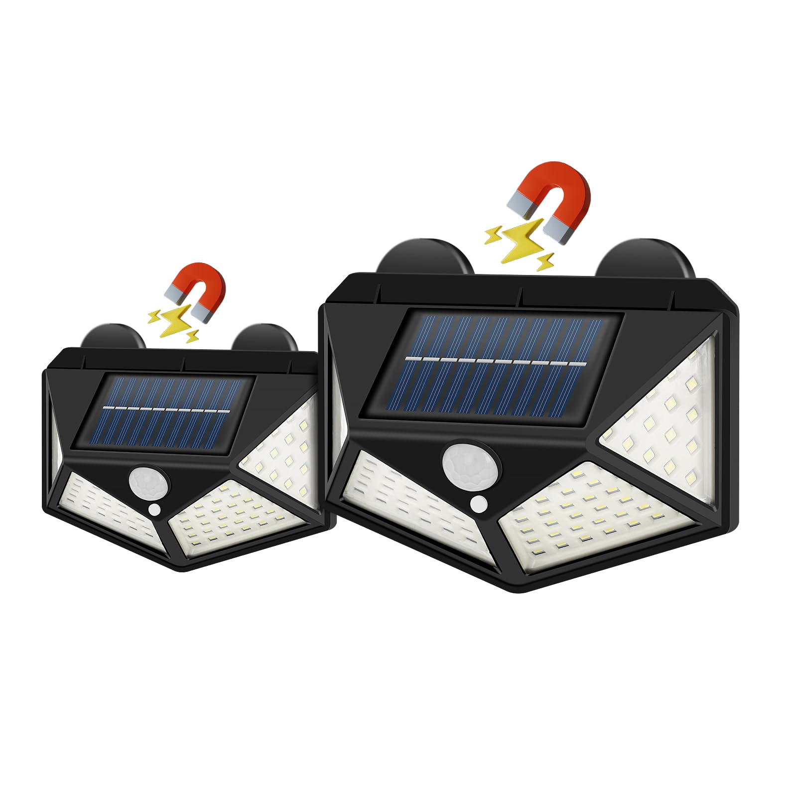 Hifor RV Lights, Magnetic Motion Sensor, Waterproof, Black, 2 Pack