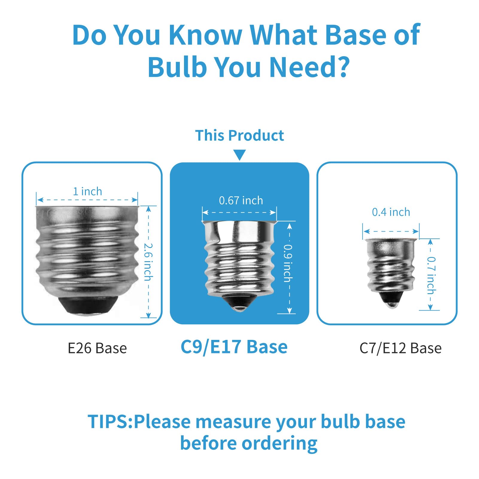 Meconard C9 Led Replacement Christmas Light Bulbs, C9 Shatterproof Led Bulbs For Christmas Indoor Outdoor String Lights, E17 Intermediate Base, Commercial Grade Holiday Bulbs, Blue, 25Pack