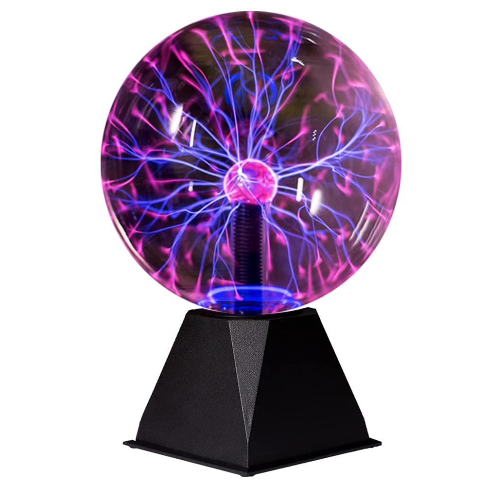 mcoplus 7 Inch Plasma Ball, Plasma Lamp/Light, Plasma Electric Nebula Lightening Ball, Touch & Sound Sensitive, for Parties, Hom