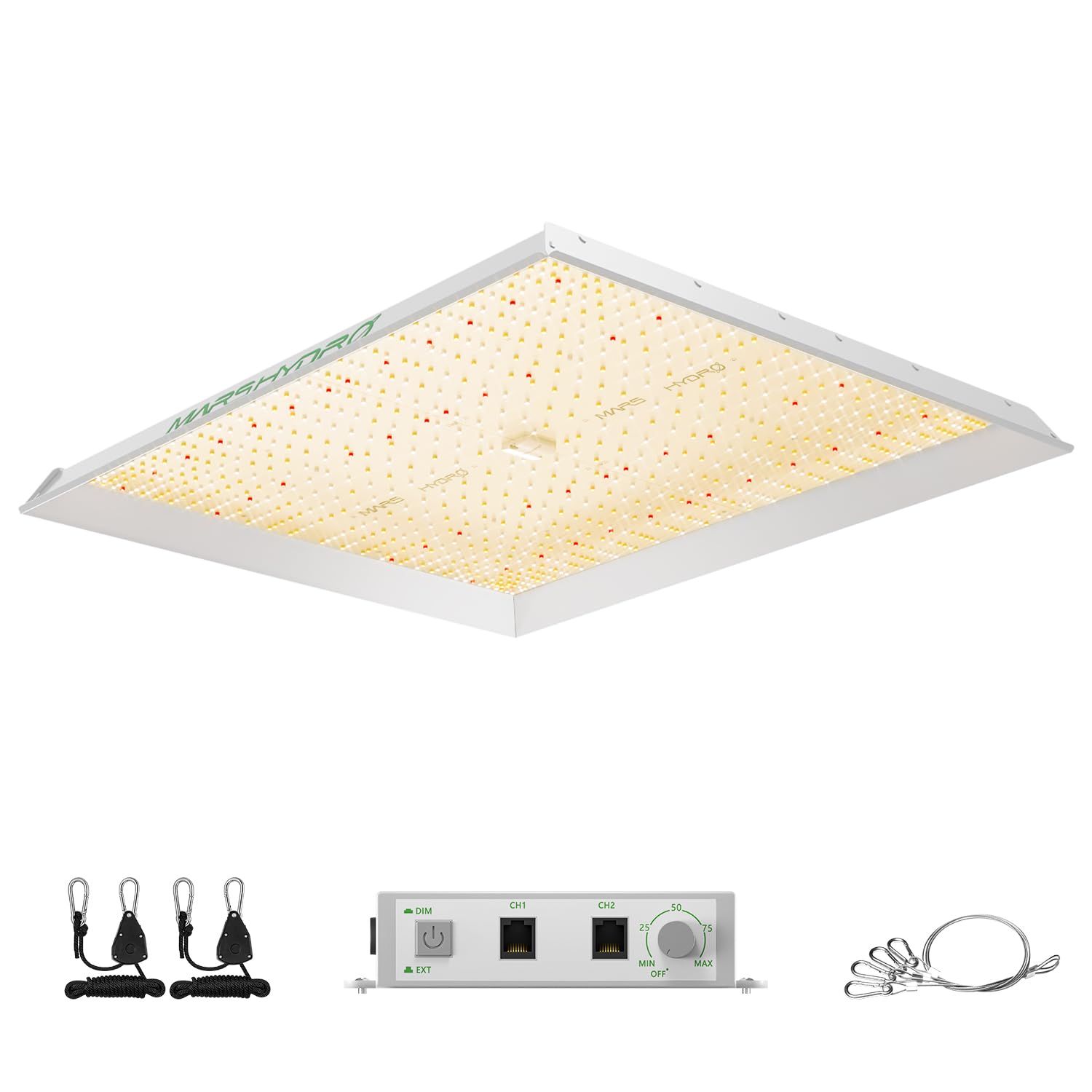 MARS HYDRO TS 3000 LED Grow Light 450W Full Spectrum for Indoor Plants 4x4 5x5ft Silver Aluminum