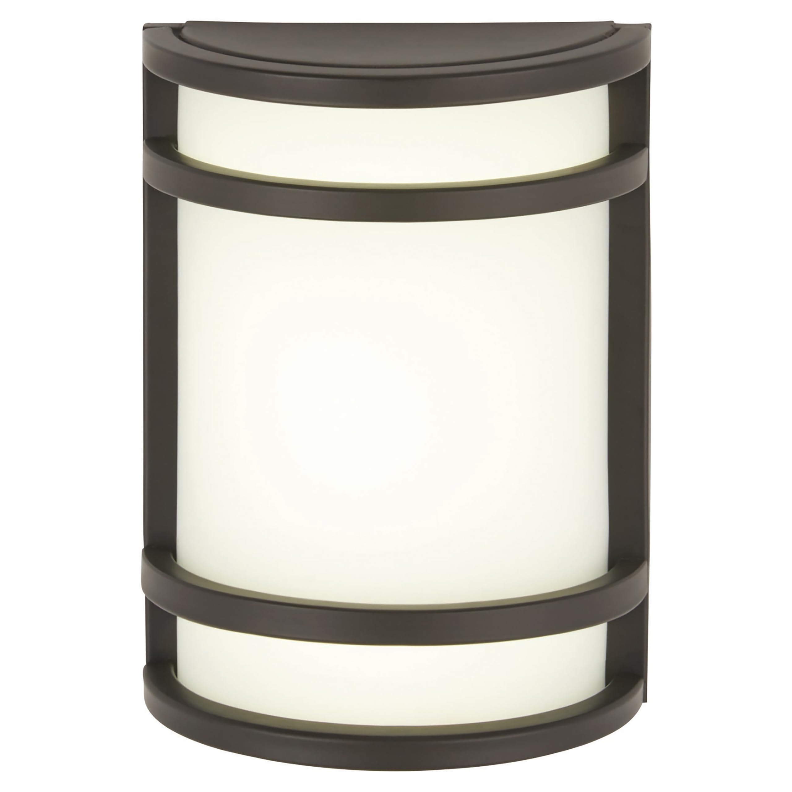 The Great Outdoors 9801-143 Bay View Outdoor Pocket Lantern, 1-Light, 60 Total Watts, 7-in H x 9.5-in W, Oil Rubbed Bronze