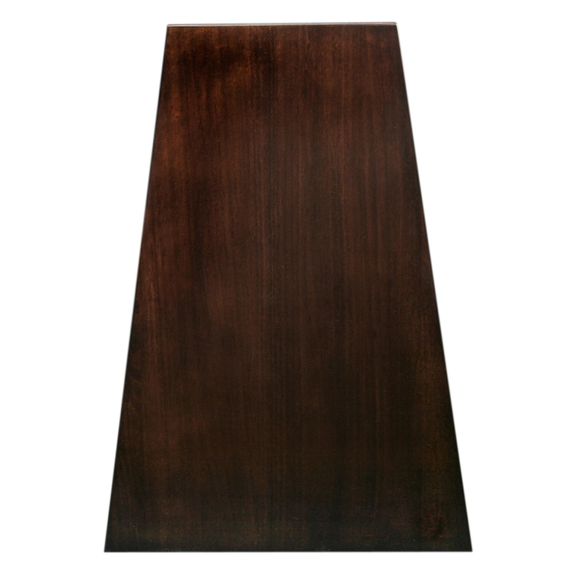 Laurent Solid Wood Recliner Wedge End Side Table With Shelf, Chocolate Cherry Brown, Perfect For Living Rooms, Bedrooms, And Sma