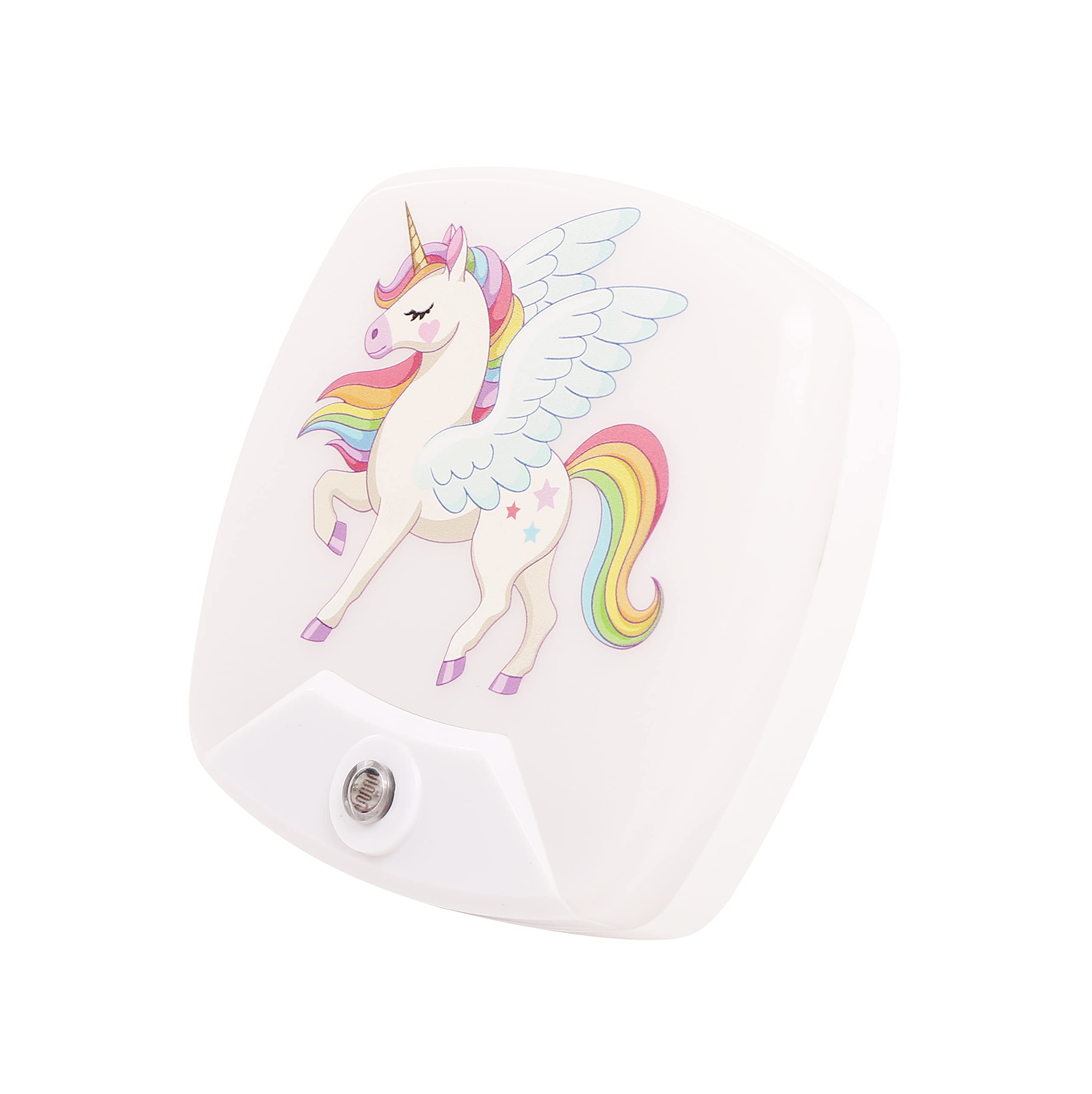 Omeet 2 Pack Cartoon Unicorn LED Night Light - Auto Sensor Wall Lamp for Kids - Model OMNLA0121D - Color: Unicorn D