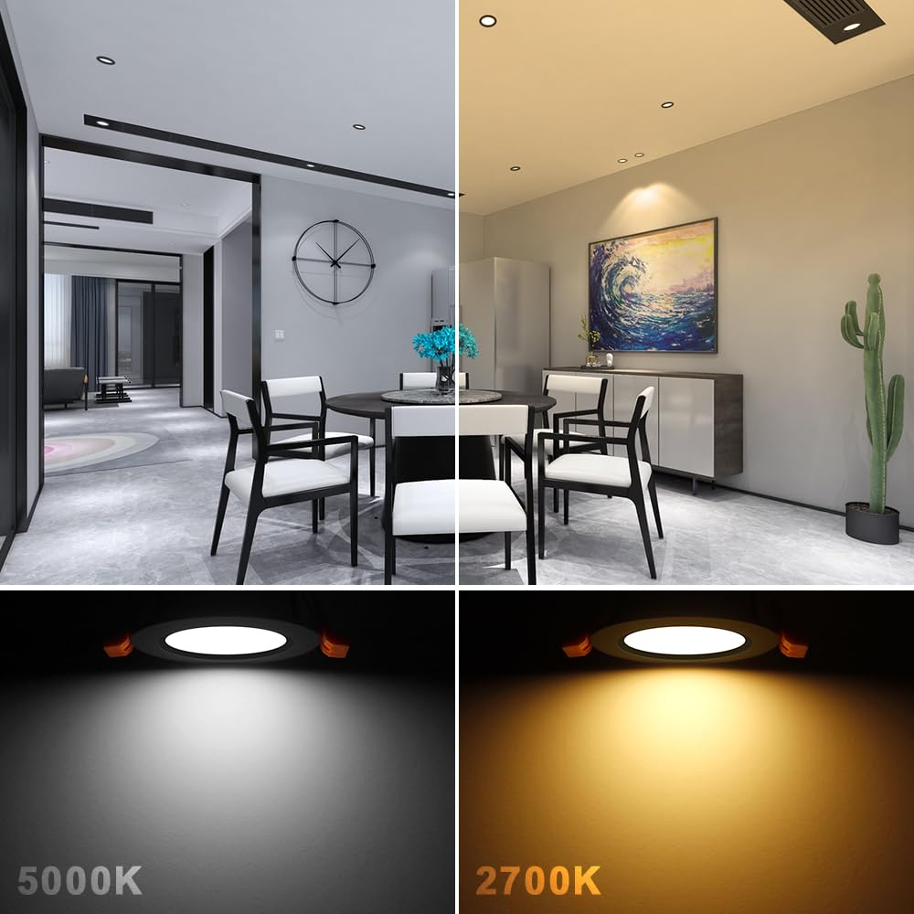 Philips 2 Inch Recessed Led Downlight Kit, 3W Dimmable Ceiling Light, 2700K Ultra Warm White, 6 Pack