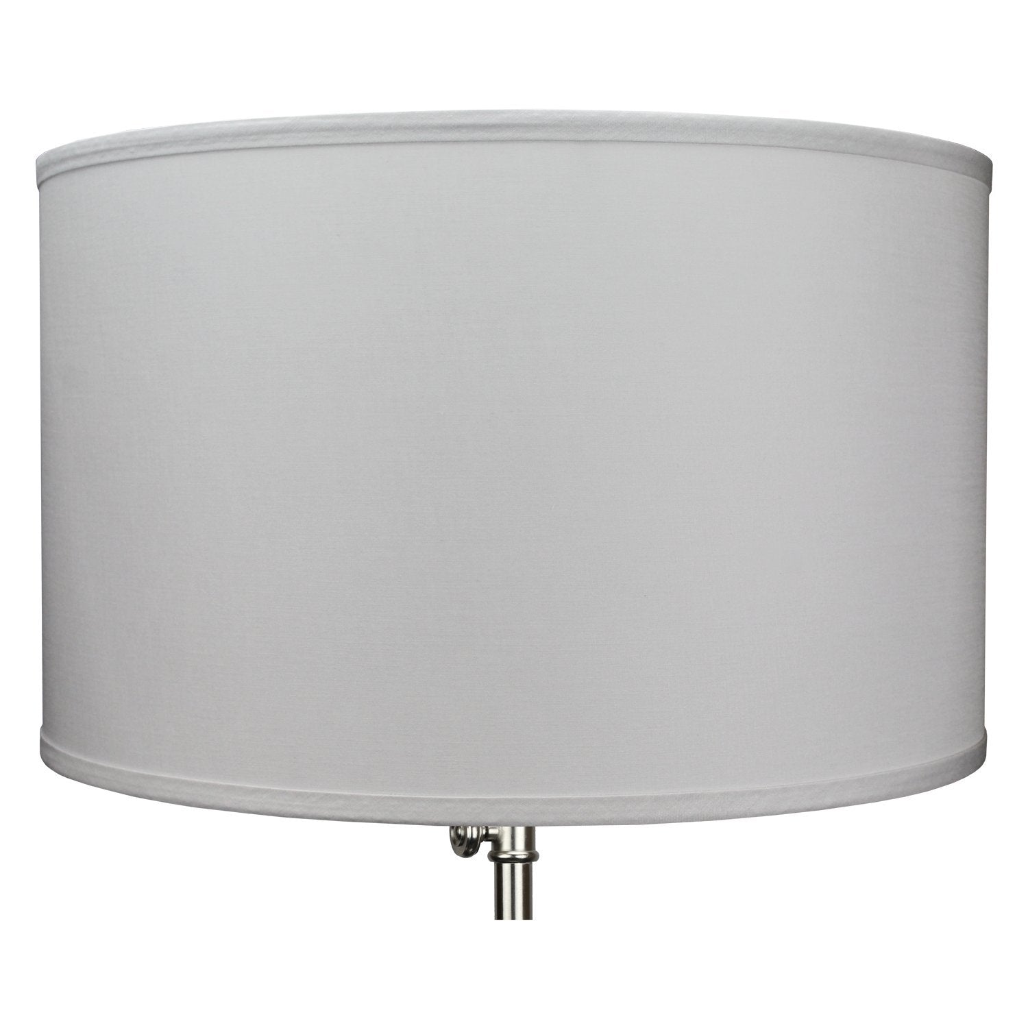 Fenchelshades.Com 18" Top Diameter X 18" Bottom Diameter 11" Height Cylinder Drum Lampshade Usa Made (Shadow)