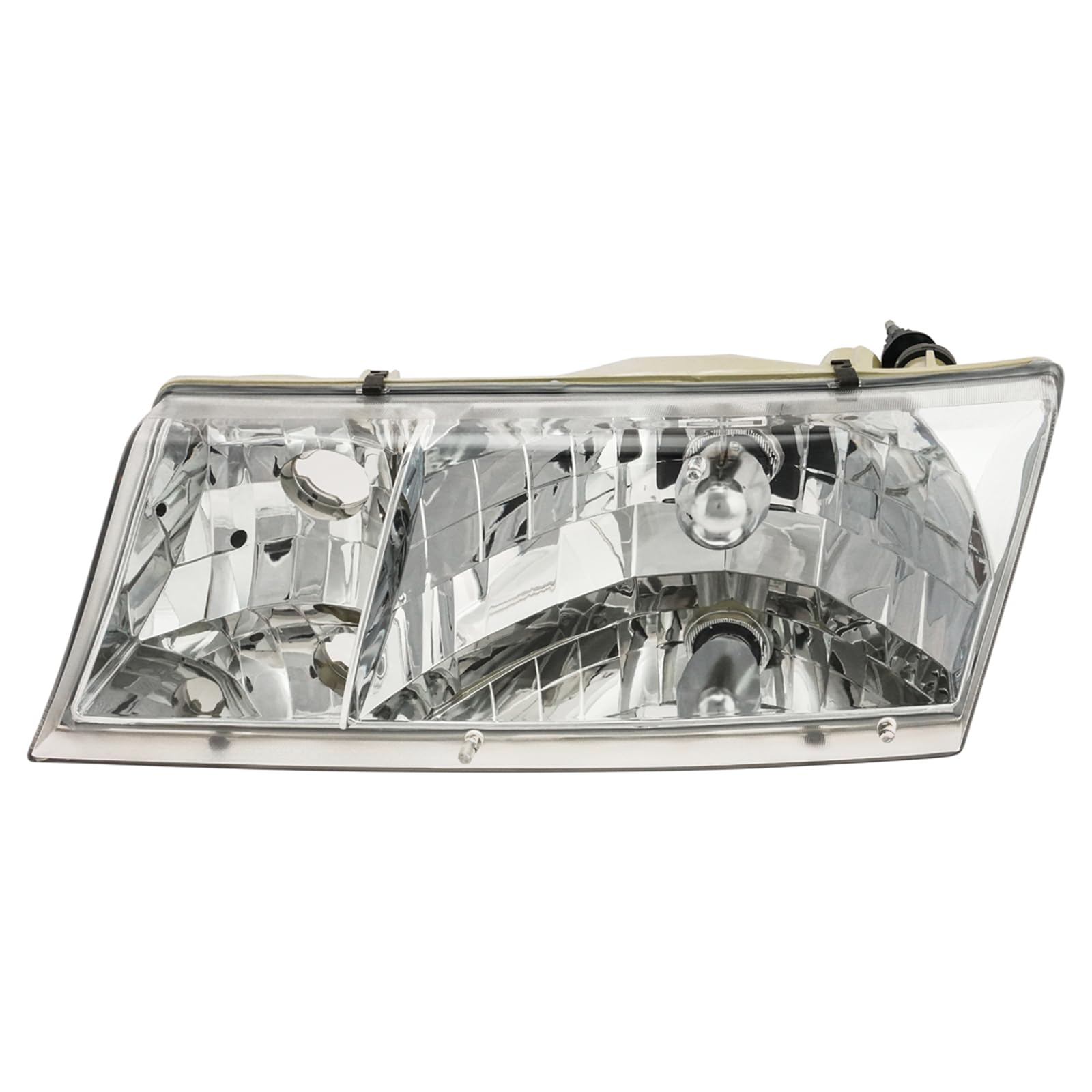 TRQ Headlight Assembly Set for 1998-2002 Mercury Grand Marquis, Driver & Passenger Side, Model LKA87005