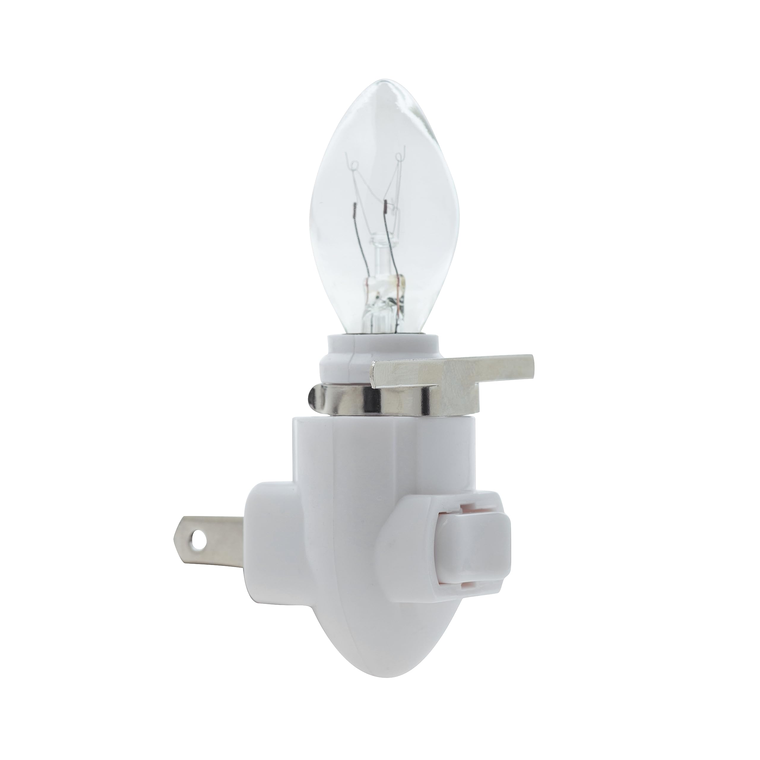 Creative Hobbies Night Light Module - 4 Bulbs & Metal Clips, White, Plastic, Great for DIY Decorative Lights, Pack of 4