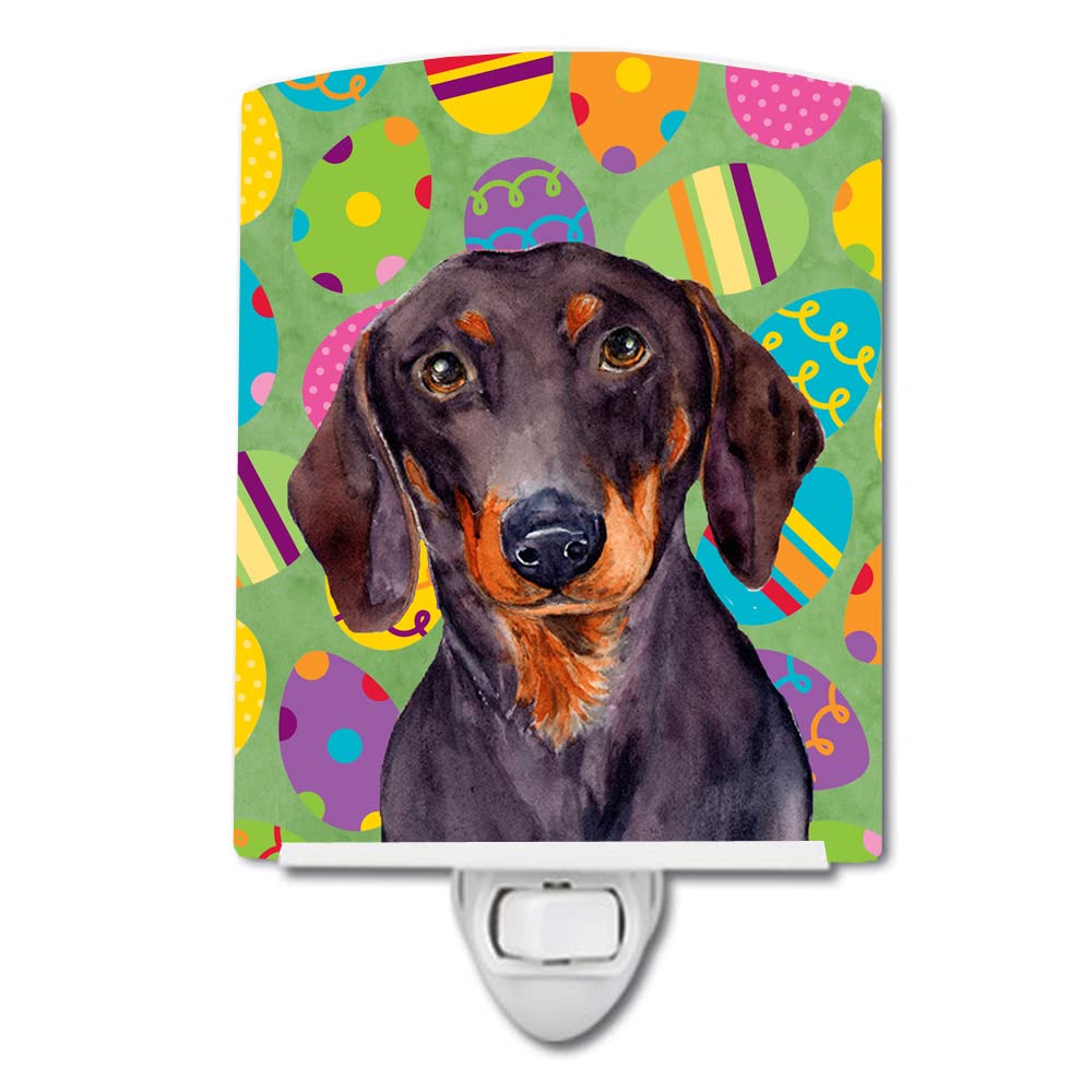 Carolines Treasures Ceramic Night Light, Dachshund #2, UL-Certified, 6x4x3 inches, Ideal for Bedroom, Bathroom, Nursery
