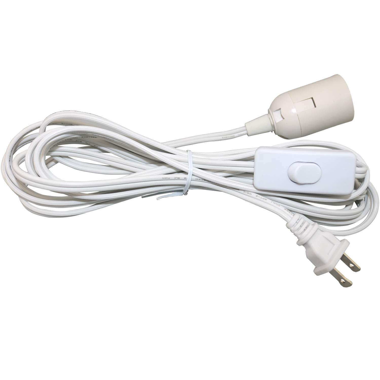 Lightingsky Diy Jigsaw Puzzle Lamp Shade Kit, 10&quot; White Pendant With 15Ft Cord