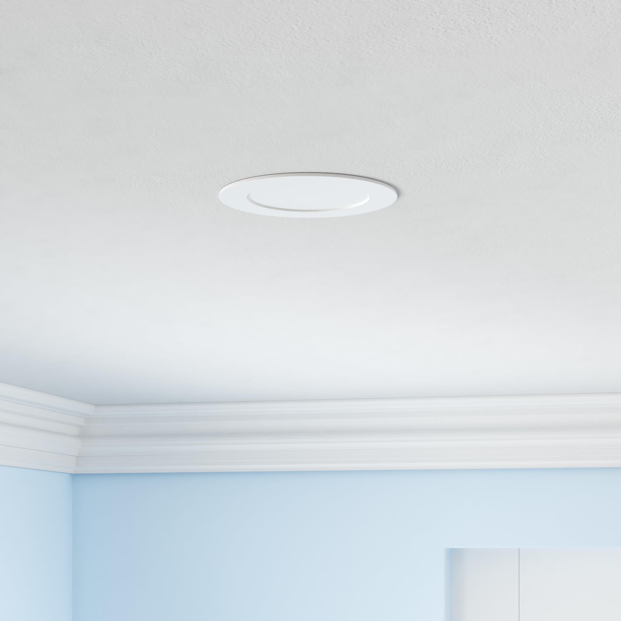 Parmida 4 Inch Dimmable LED Recessed Ceiling Light, 5CCT, 9W, Ultra-Thin, IC Rated, ETL, 6 Pack, 5000