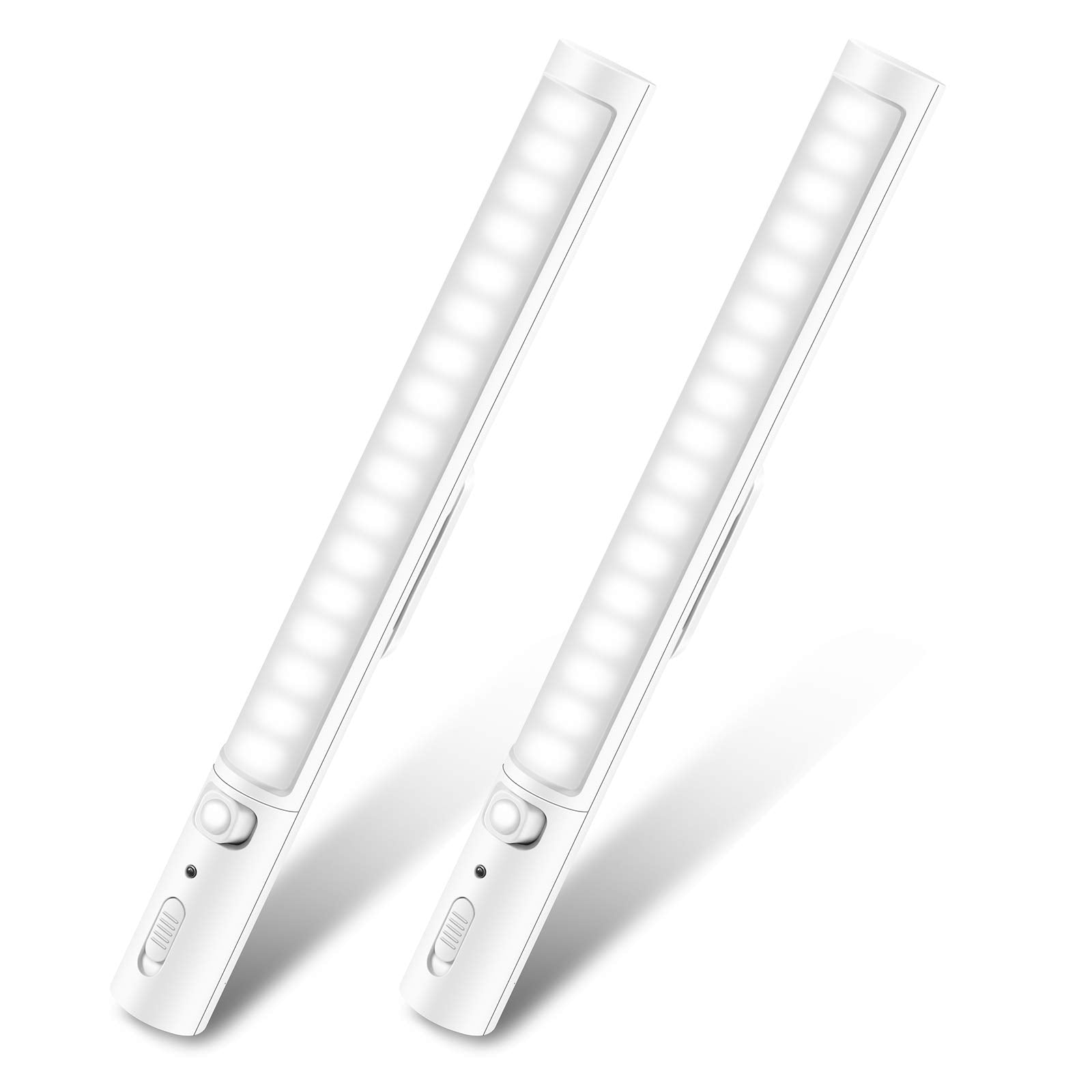 Calionltd Wireless Led Under Cabinet Lighting, Motion Sensor Night Light Bar - 2 Pack, 6000K