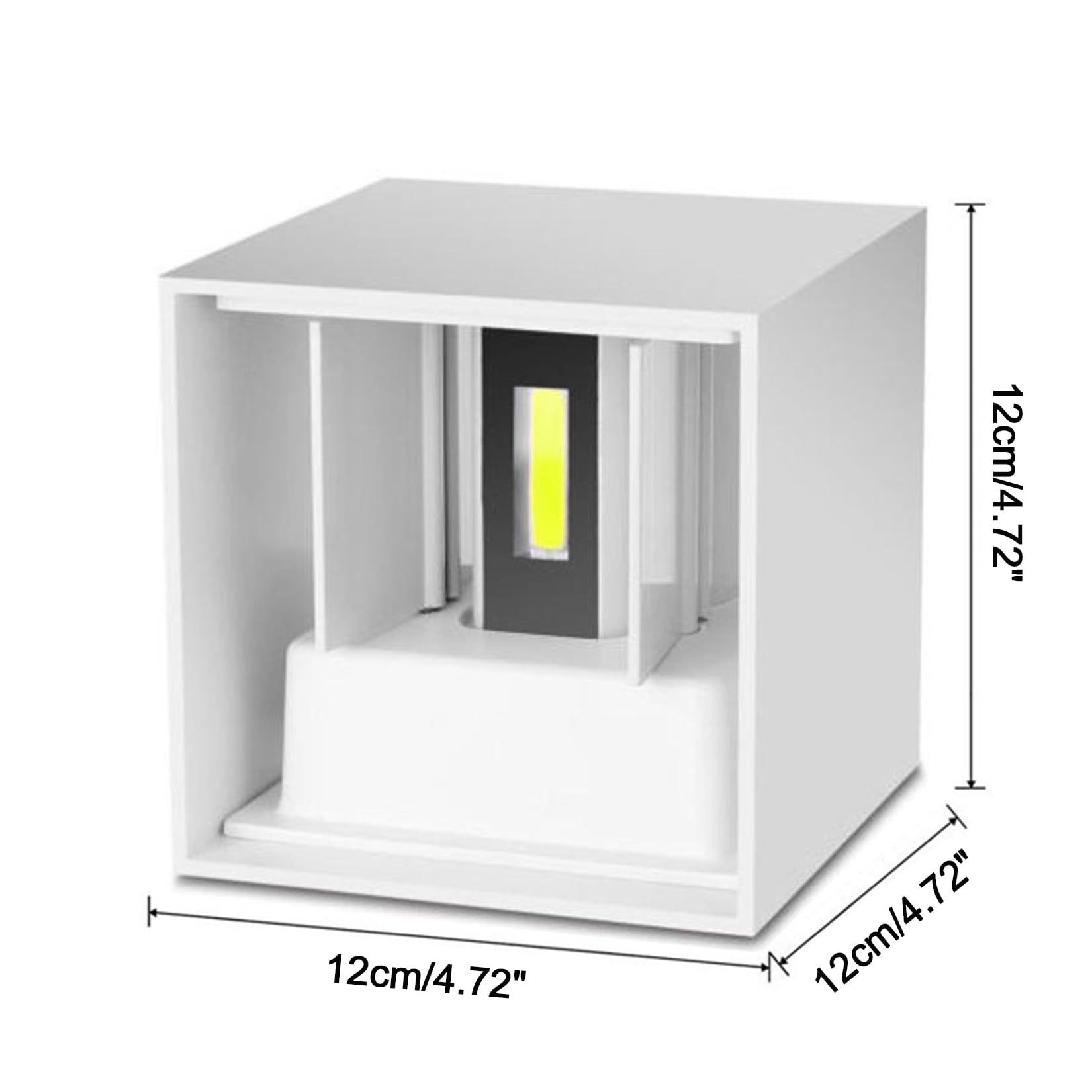 Mille Lucciole LED Outdoor Wall Lights 20W Aluminum IP65 Waterproof Sconces White 6500K Modern Design