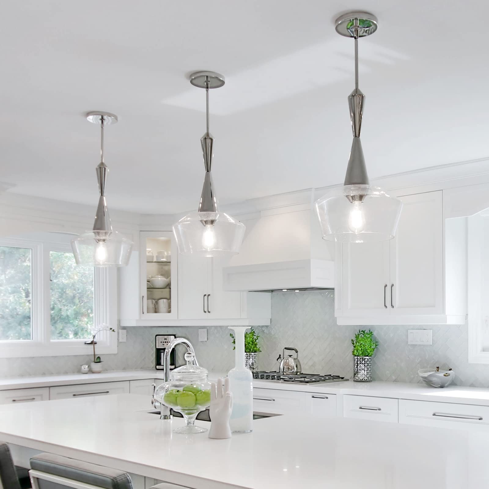 Ascher Vintage Led Edison Bulbs, 6W, Equivalent 60W, Non-Dimmable, Daylight 5000K, 700Lumens, St58 Antique Led Filament Bulbs Wi