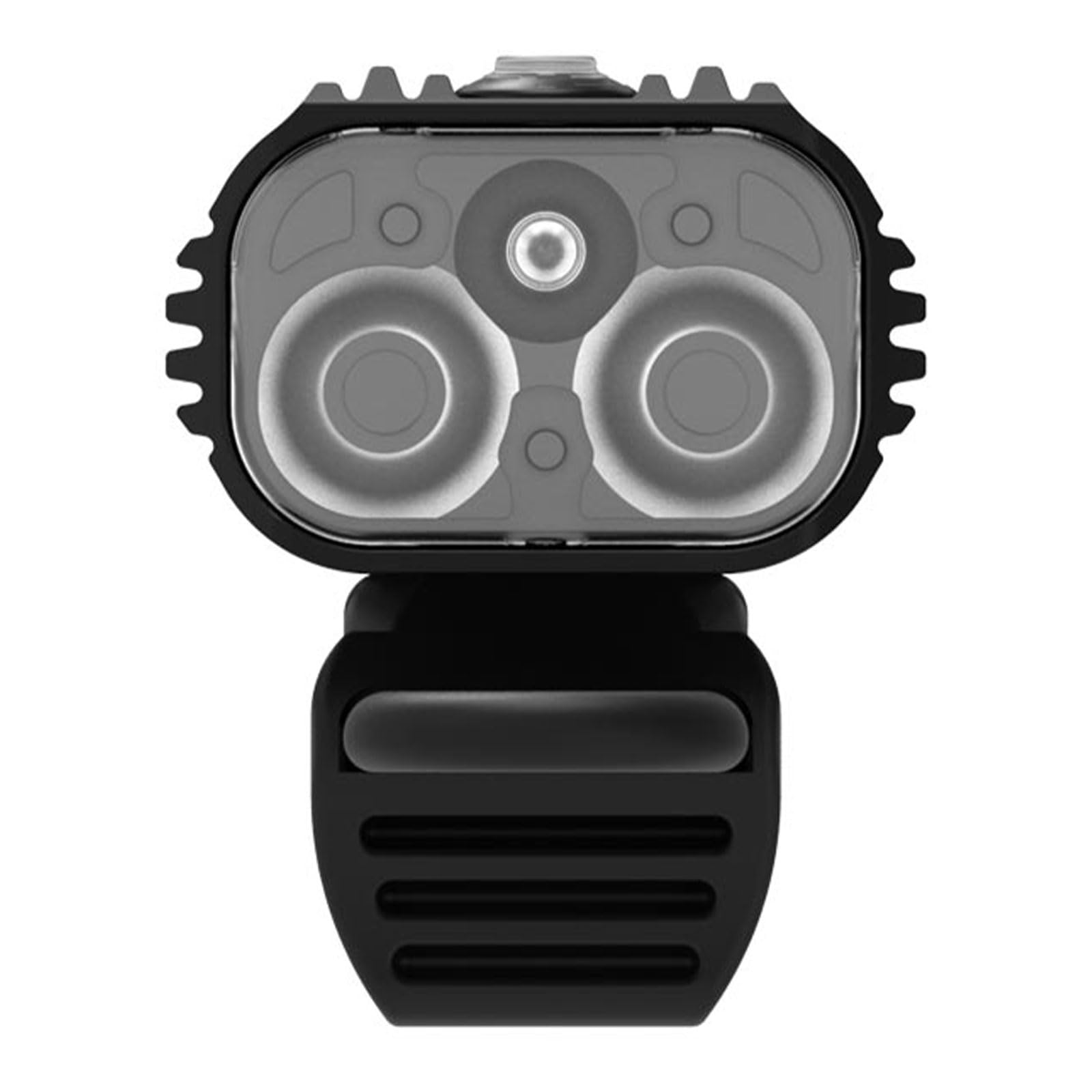 Lezyne Super Drive Bicycle Usb-C Rechargeable Ipx7 White Led Front Light With Multiple Solid & Flash Modes | Integrated Silicone