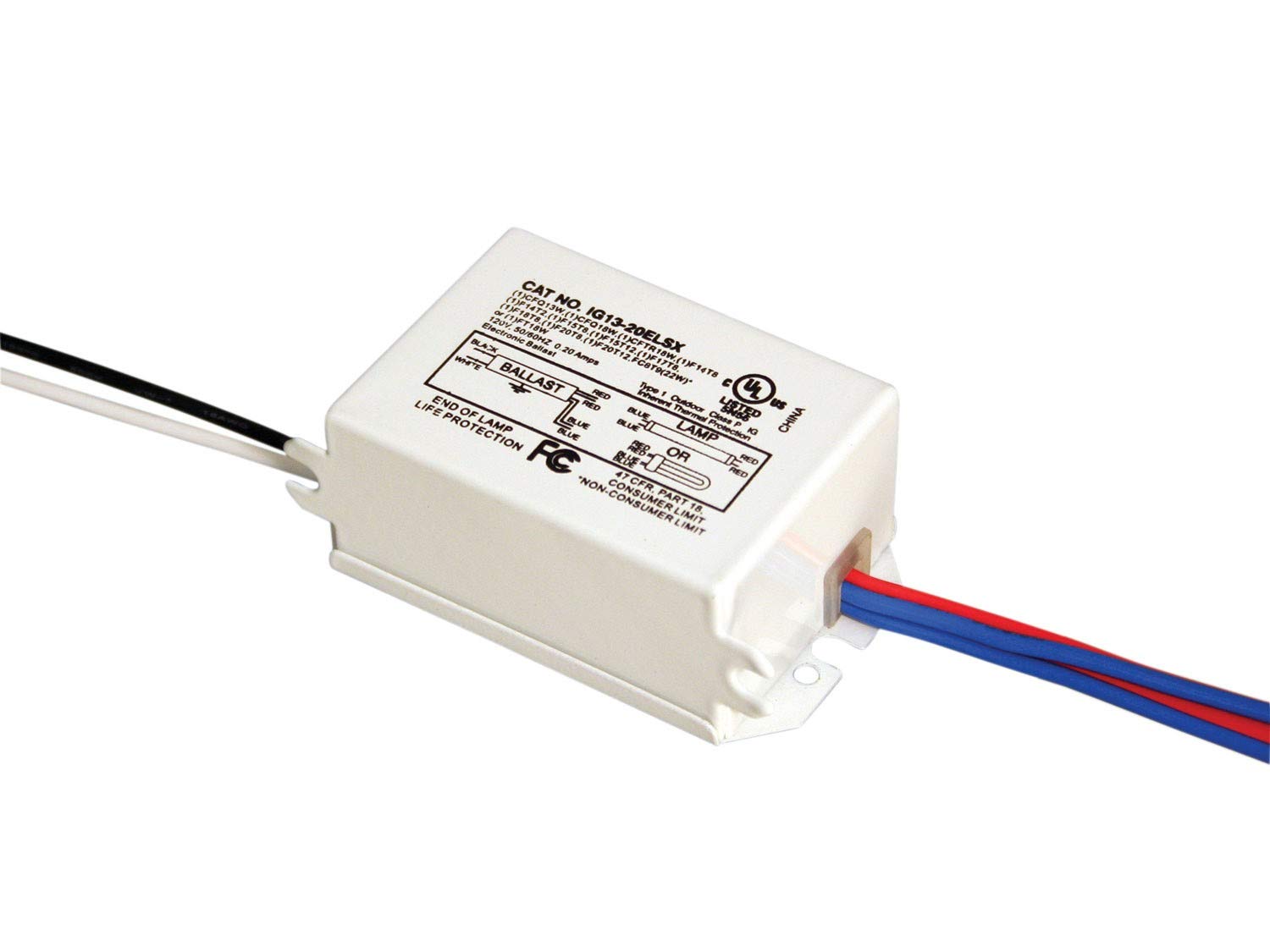 Solus IG13-20ELSX Electronic 120V Fluorescent Lamp Ballast, Easy Install & Energy Saving, Great for Aquarium & Terrarium Lamp Li