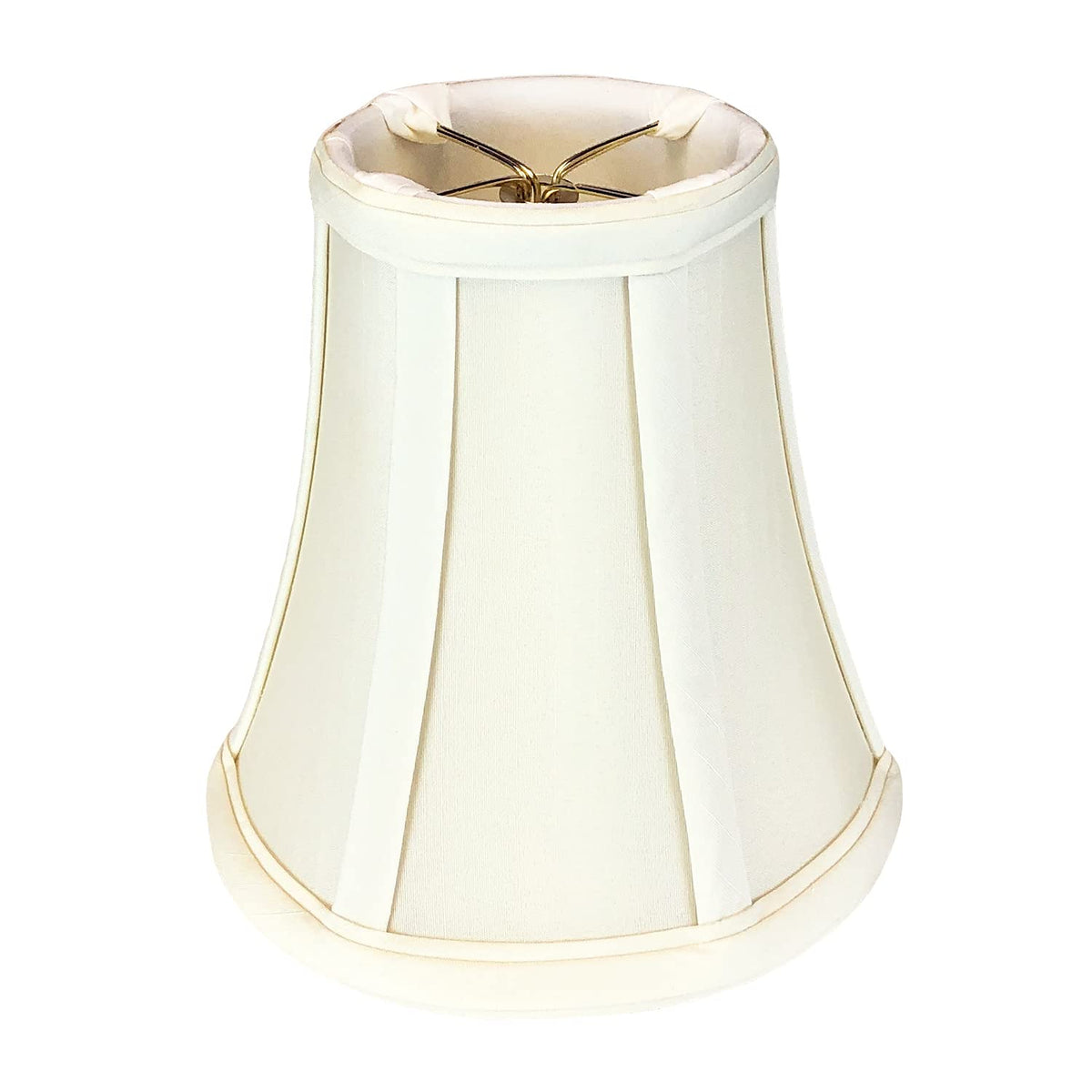 Royal Designs, Inc. True Bell Lamp Shade, Eggshell, 3.5 x 6 x 6.25, Flame Clip
