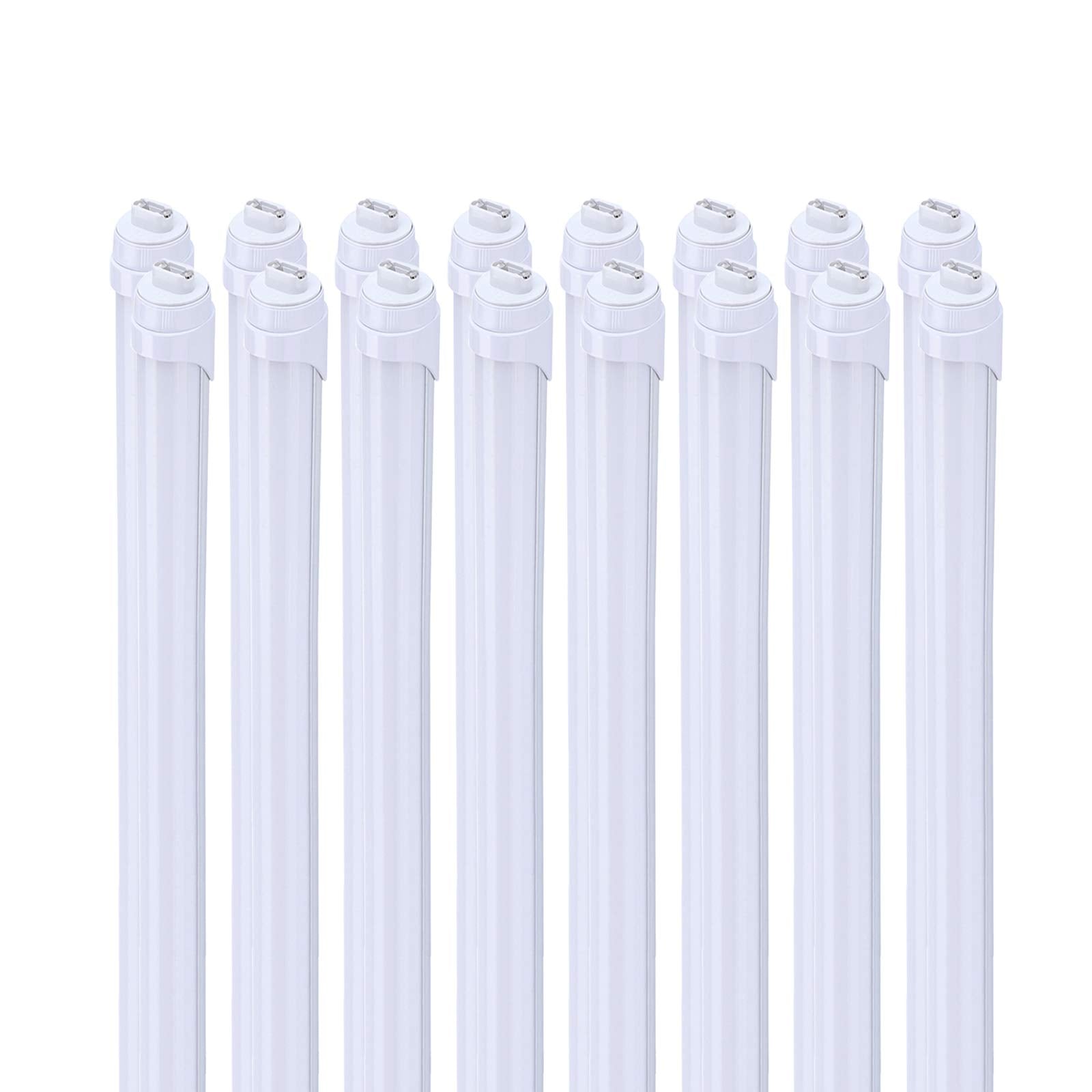 2 Pin 8Ft R17D Led Bulbs, 45W (110W Equivalent), 5400Lm, 6000K, R17D Ho Rotatable Led Tube Light,Dual-Ended Power, Ballast Bypas