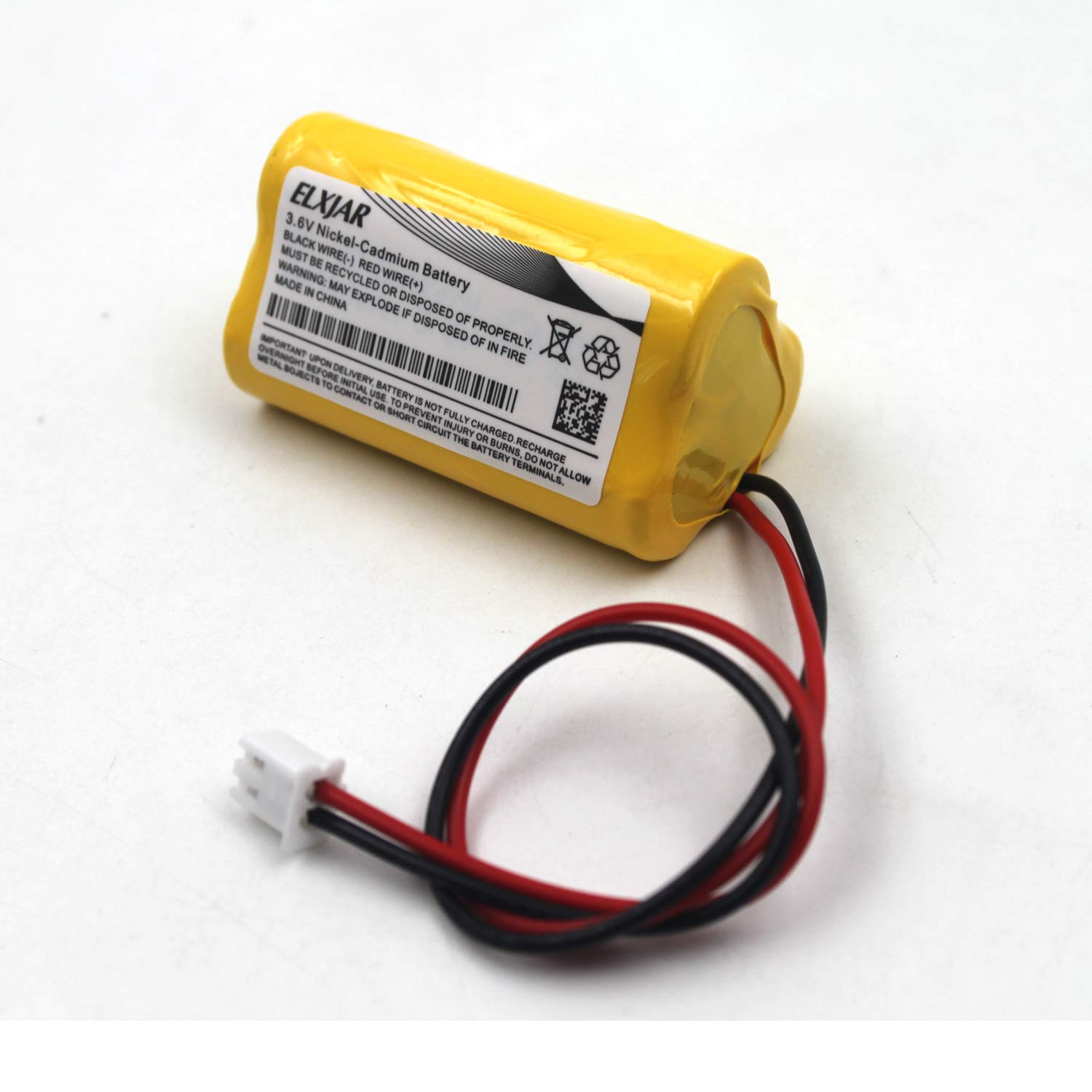 (2-Pack) 3.6V 900Mah Ni-Cd Exit Sign Emergency Light Battery, Replacement Battery For Exitronix 10010037, Max Power B2-0031 Mh468886, Unitech Ledr-1 6200Rp, Dantona Custom-318 Osa230, Lowes 253799