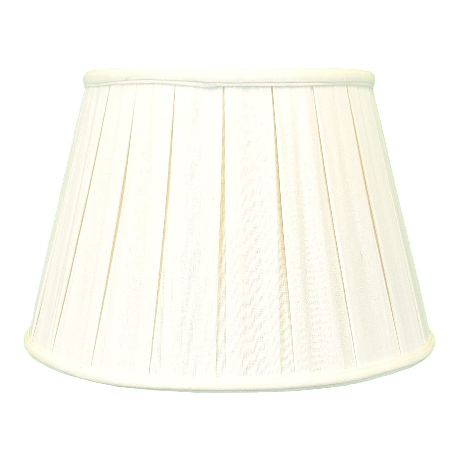 Royal Designs Empire English Pleat Basic Lamp Shade, Linen Eggshell, 10.5 X 16 X 11 (Bs-724-16Lneg)