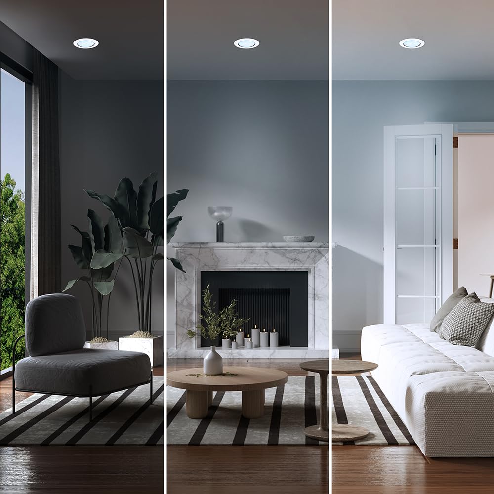 Feit Electric Br40 Led Light Bulbs, 65W Equivalent, Dimmable, E26 Medium Base, 850 Lumens, 5000K Daylight, 120V, 90 Cri, 22.8 Ye