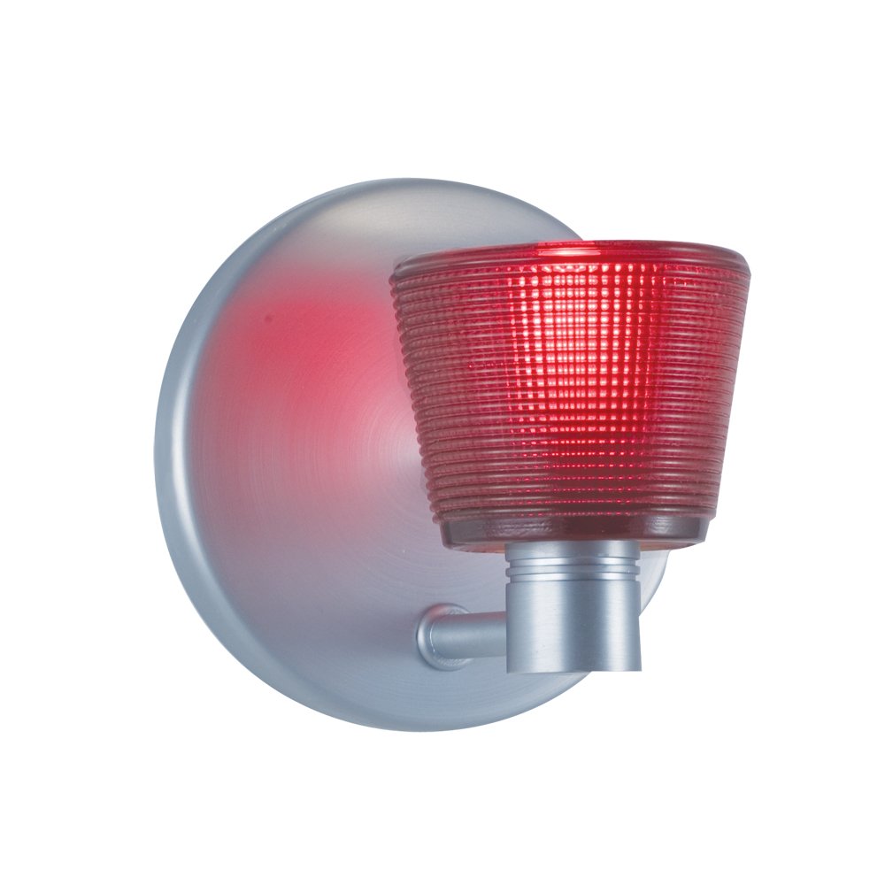 Jesco Lighting 1-Light Wall Sconce, Metal, 40W, Model WS293-RD, Red