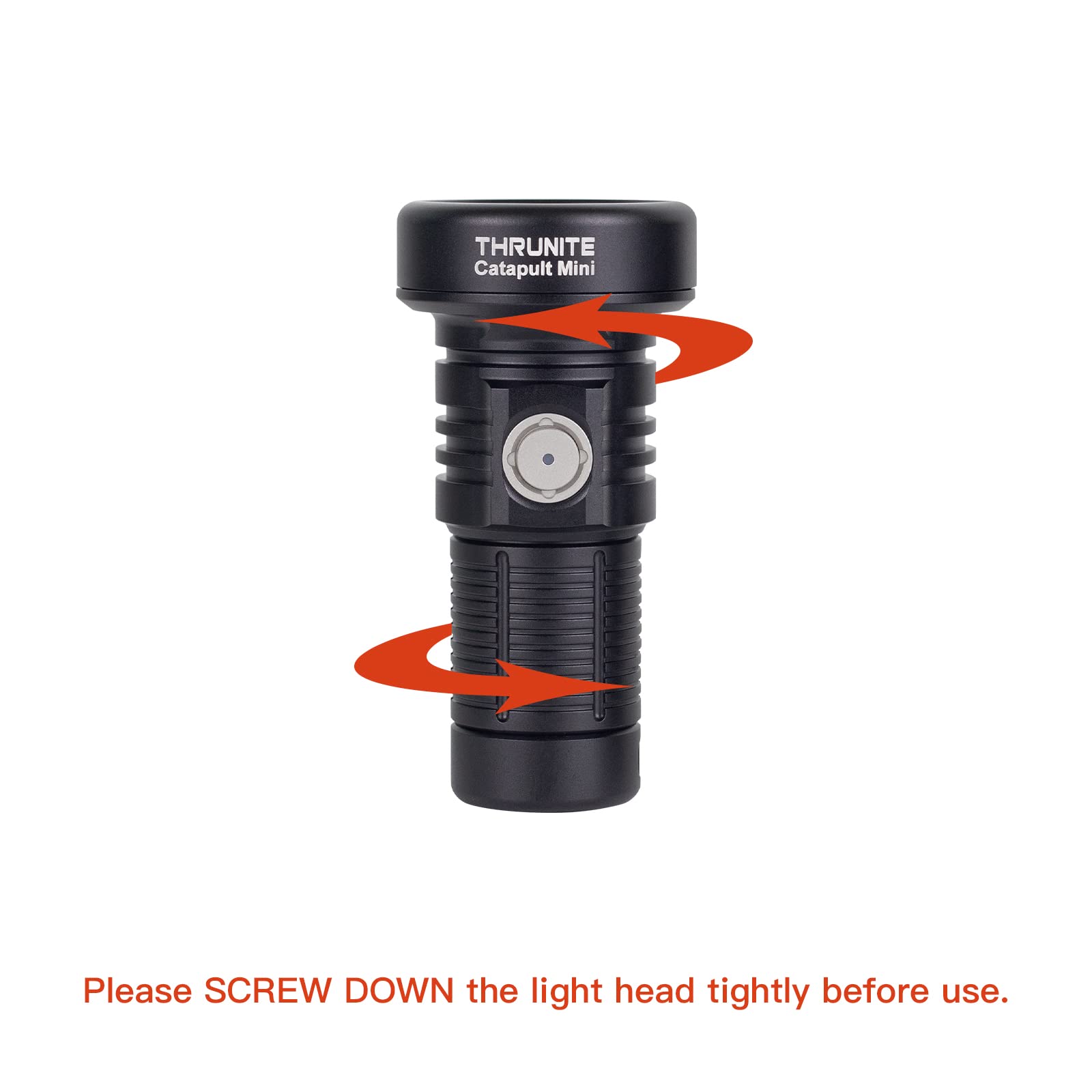 Thrunite Led Flashlight Rechargeable, Catapult Mini 598 Meters Long Throw, High 680 Lumens Searchlight For Law Enforcement, Sear