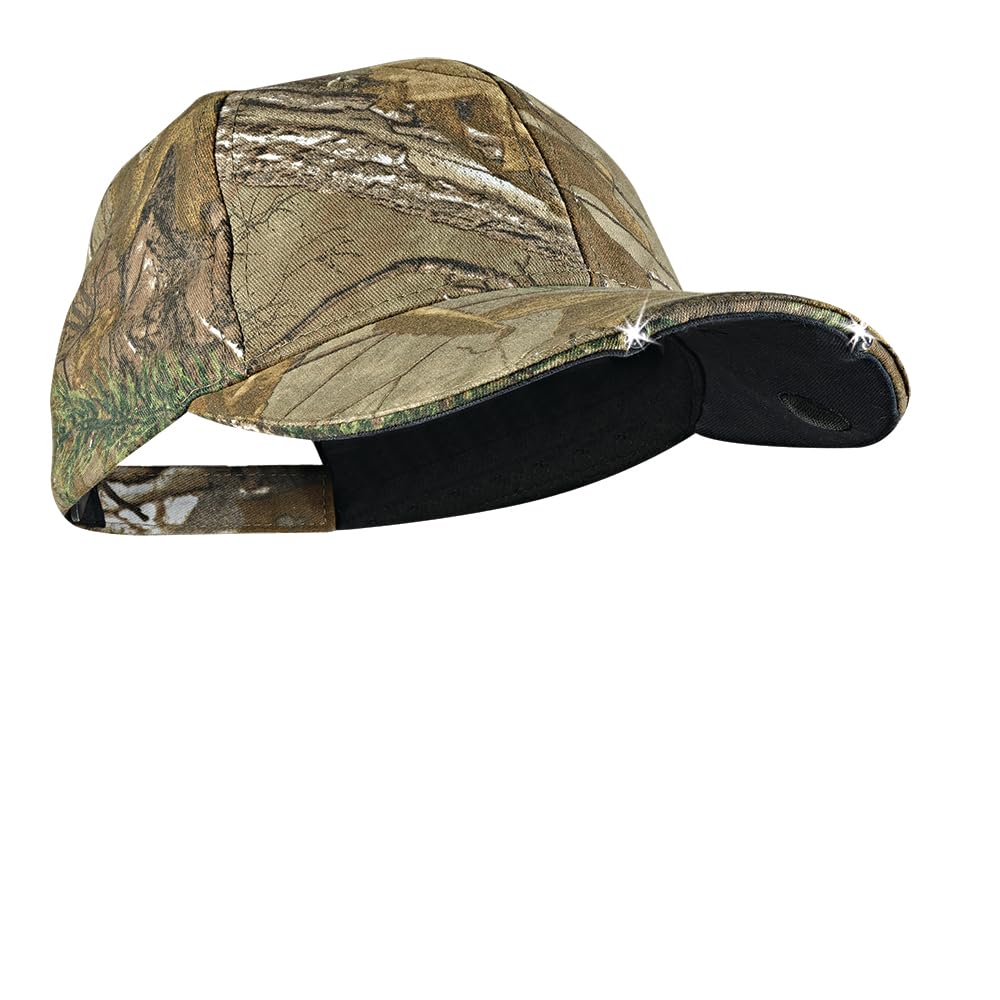 Panther Vision POWERCAP 20/00 LED Lighted Hats - High Output Ultra-Bright Hands Free LED Lighted Battery Powered Cap - Realtree