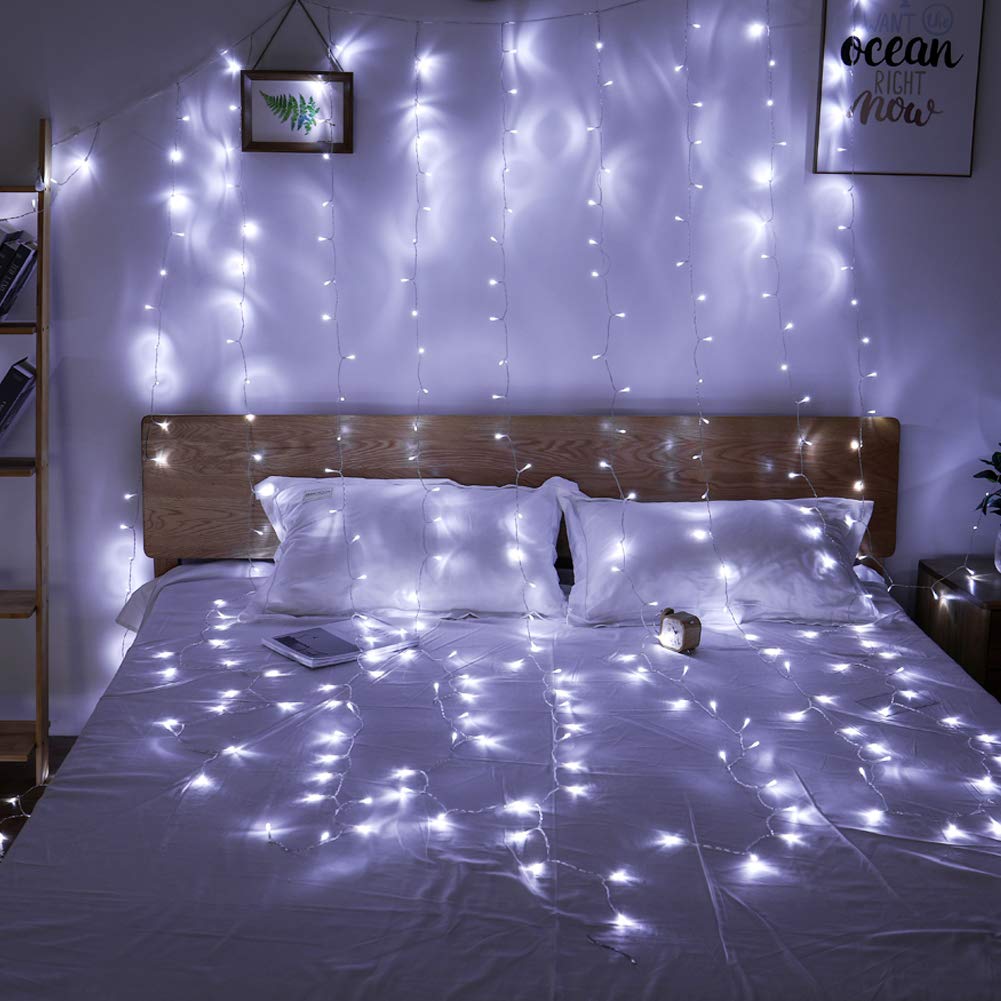 Twinkle Star LED String Light 300 LED Indoor Outdoor Decoration 8.26 Inches White Model Xa3