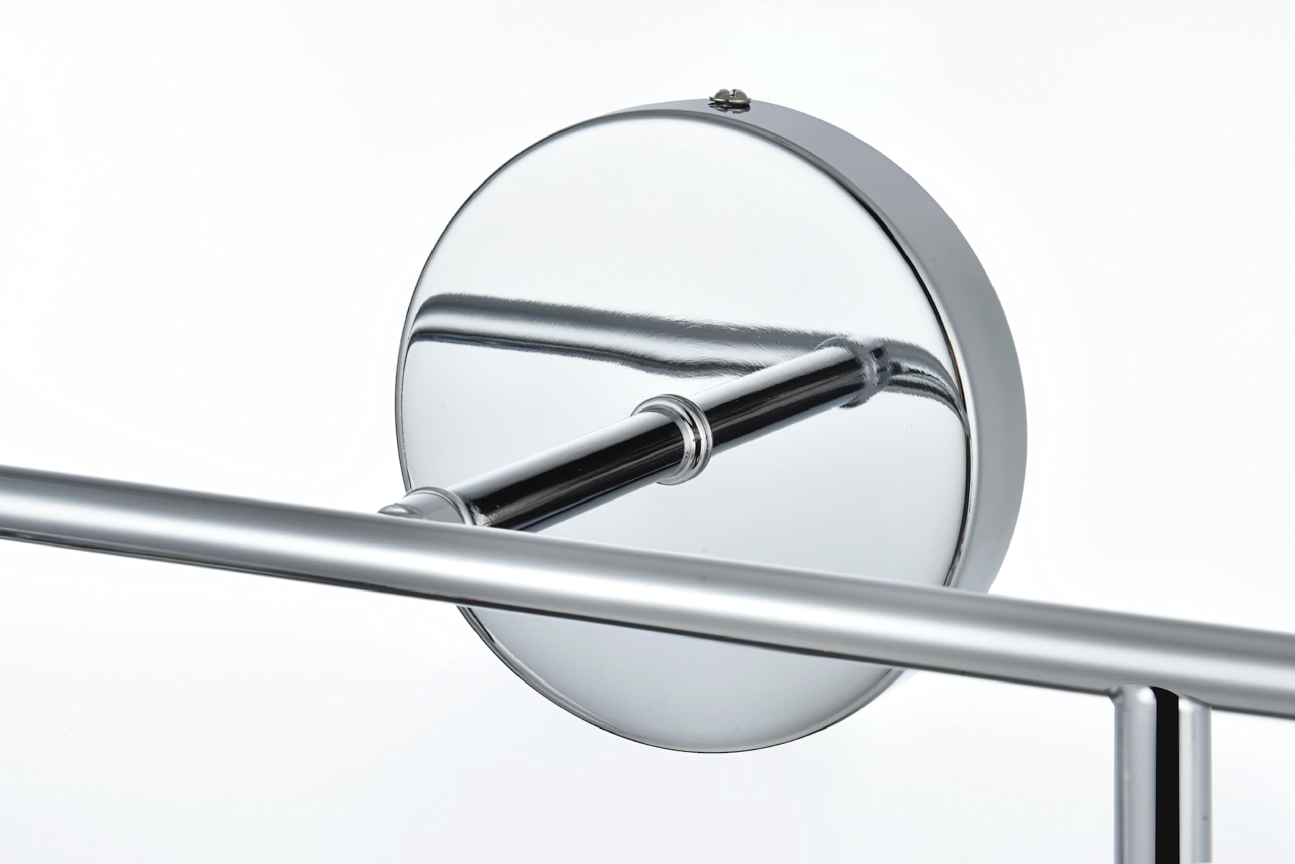 Living District Hanson 4-Light Metal Bath Sconce In Black And Frosted