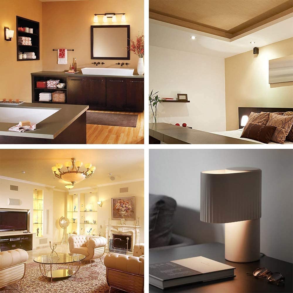 6 Pack Par16 Led Bulb Long Neck 7W 75 Watt Equivalent E26Dimmable Bright Led Track Lighting Bulbs Mini Light Bulbs, Short Light