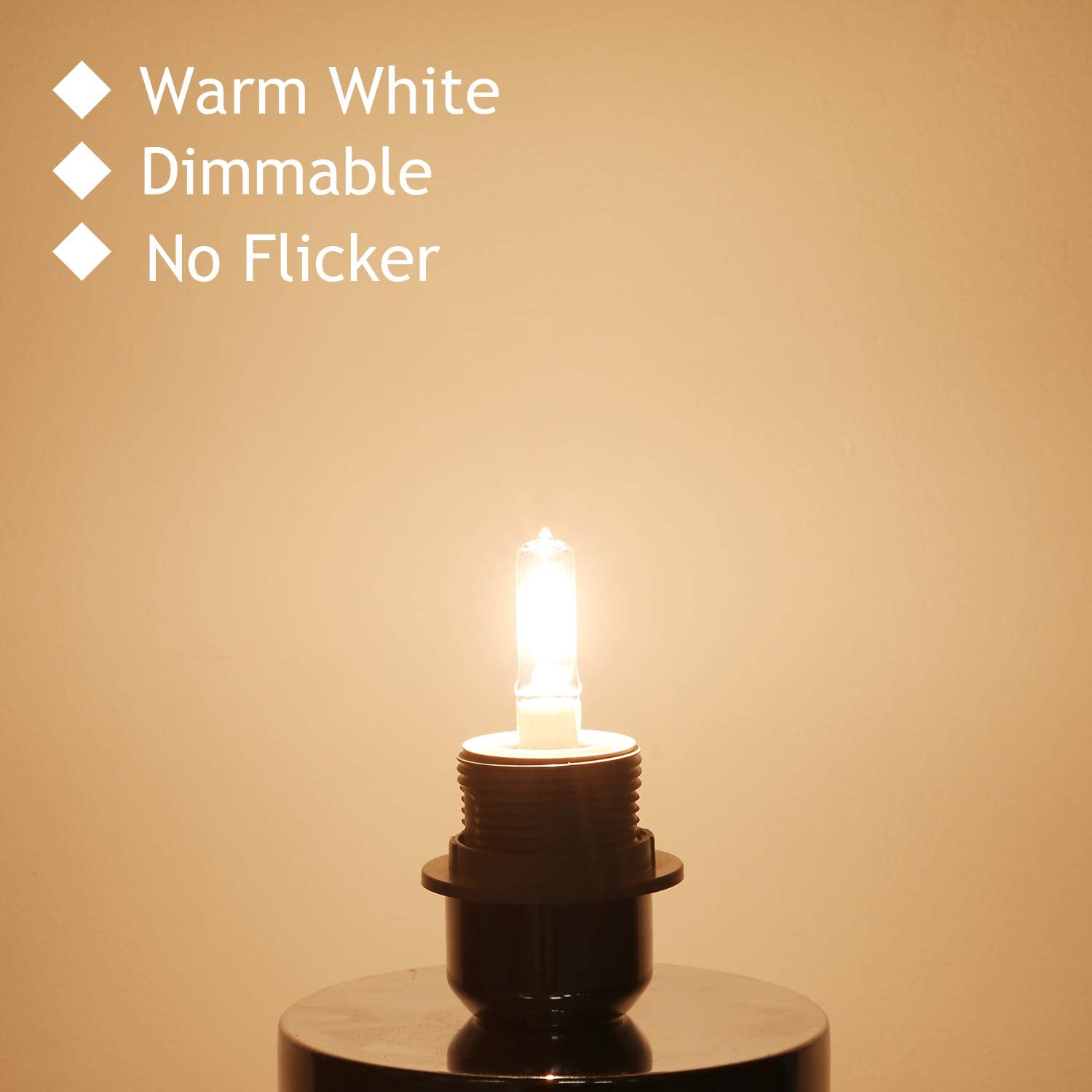 Gmy Jde11 120V 100W T4 Mini Candelabra Base 1600Lm 2800K Clear Dimmable Jd E11 Halogen Light Bulbs 4Pack