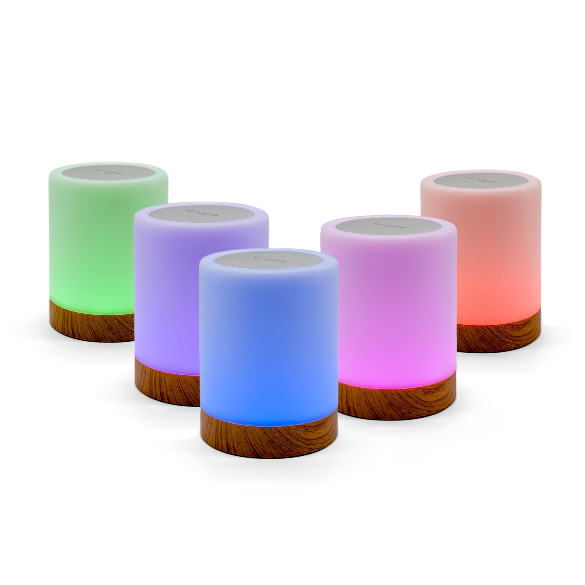 Friendship Lamps By Luvlink - No Subscription Wifi Touch Lamp For Long Distance Relationships  Couples  Friends & Family - Gift Ready (Set Of Five)