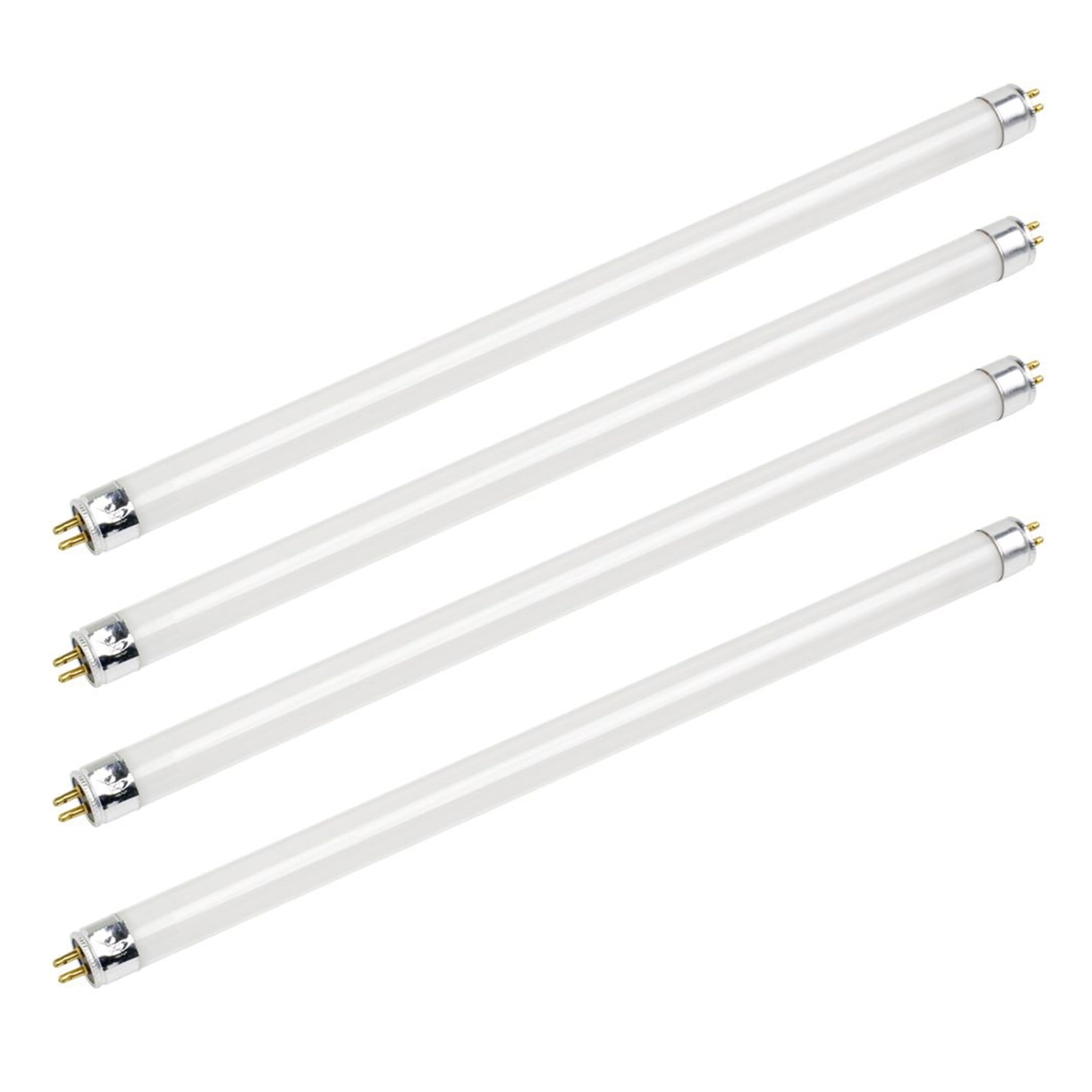 Unique Bulbs Pack Of 4 F8T5/Ww 8W T5 12'' Daylight White 3000K Fluorescent Light Bulb 20,000Hr
