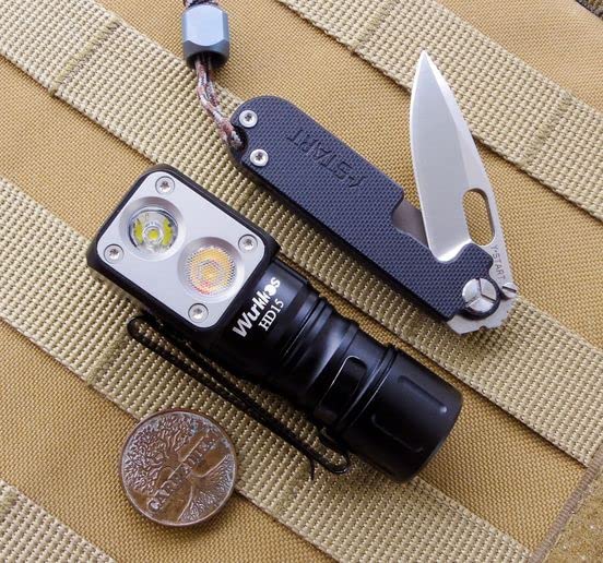 Wurkkos HD15 Rechargeable Headlamp,2000 Lumen Right Angle Flashlight with Magnetic Tailcap Dual LED 90 CRI Spotlight Flashlight