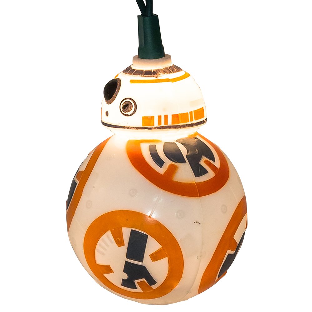 Kurt Adler Sw9168 Ul 10-Light Star Wars Bb8 Light Set
