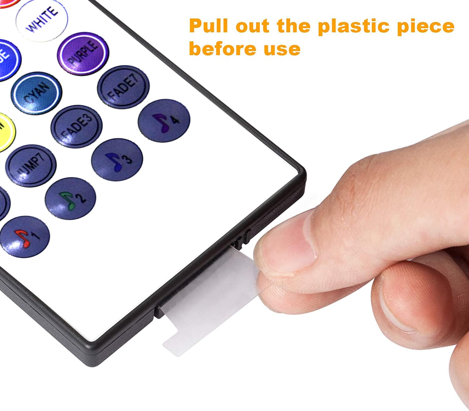 Daybetter 2 Ports 20 Key Smart Wi-Fi Led Strip Lights Remote Control, Output Dimmable Remote Controller Voltage Dc 24V(Without P