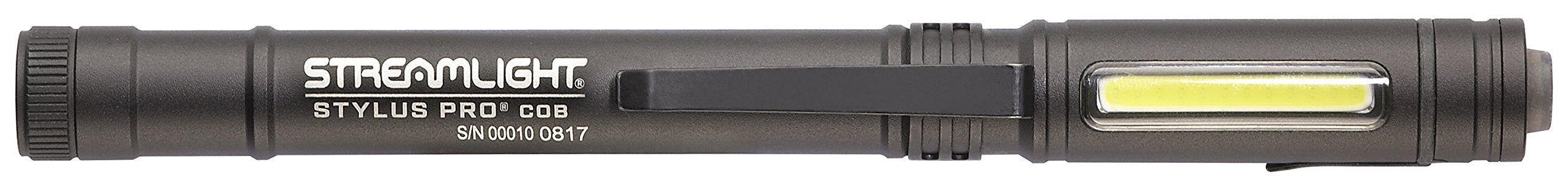 Streamlight 66702 Stylus Pro Cob 160-Lumen Rechargeable Worklight/Penlight W/Magnetic Base, Black