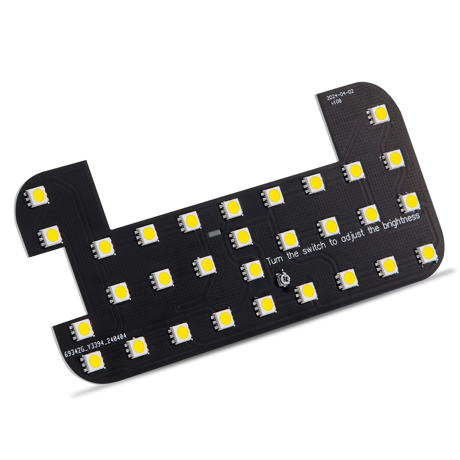 ZEN HON Interior LED light sheet,applicable dome light,Super Bright 6000K Pure White Light,Lights Brightness Can Adjust,Fit Toyo