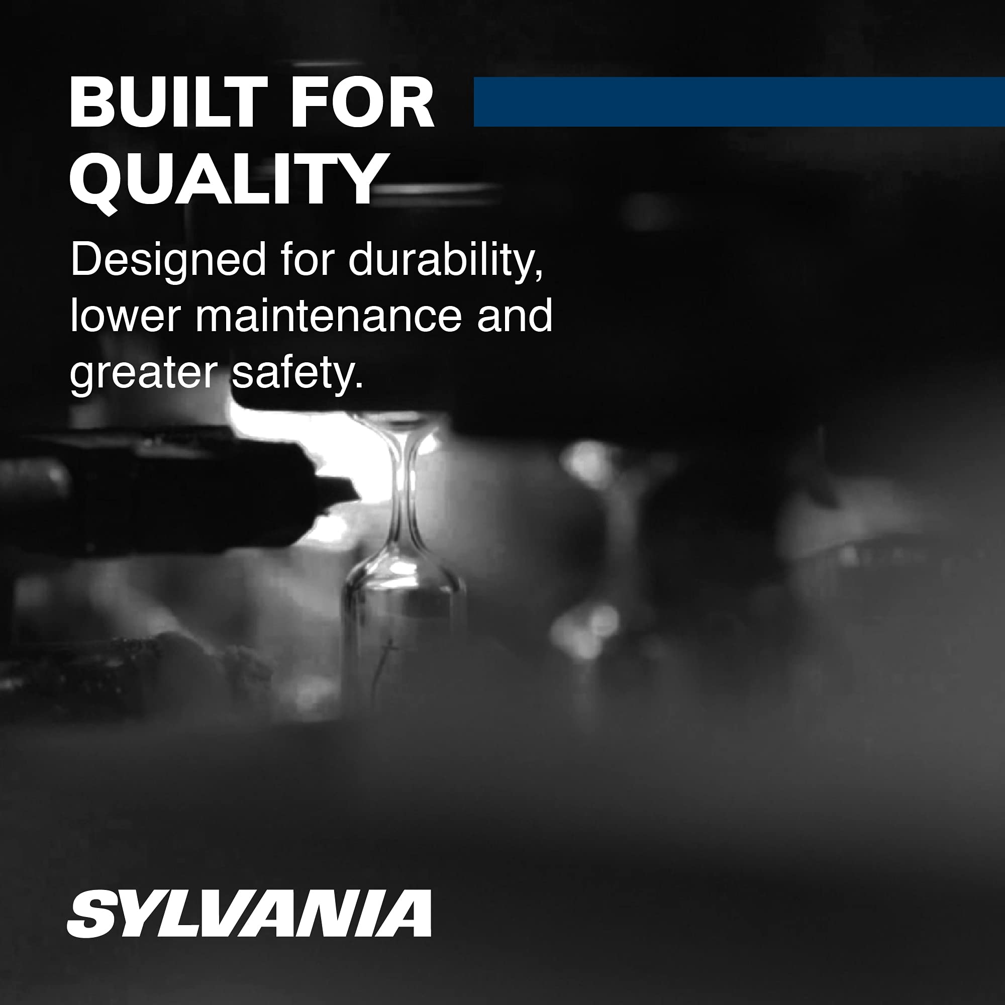 SYLVANIA 3157 SilverStar Mini Bulb - Brighter & Whiter Light for DRL & Reverse Lights - 2 Pack