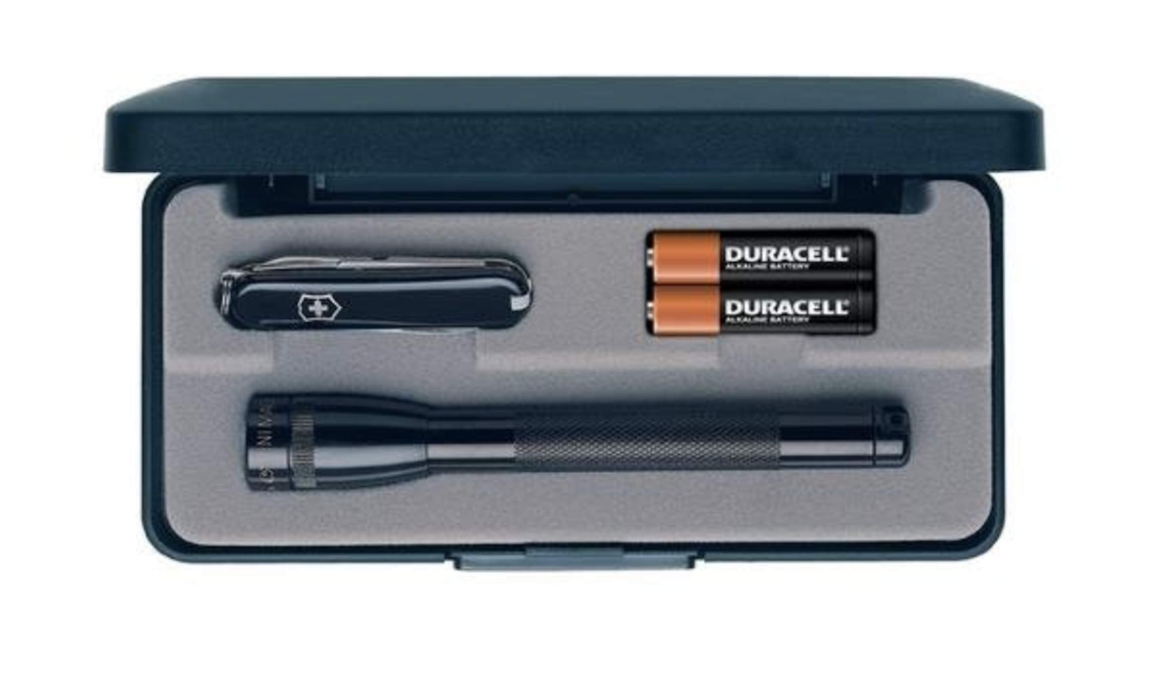 Maglite Mini Incandescent 2-Cell Aaa Flashlight In Presentation Box, Black