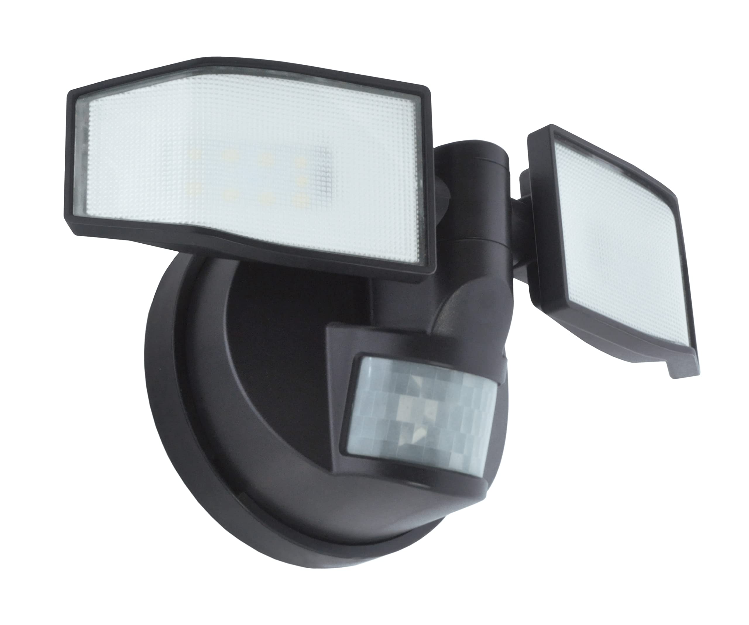Good Earth Lighting LED Motion Activated Battery-Operated Security Flood Light - Bronze, 5000K, auto Shut Off, IP65, 400 Lumens