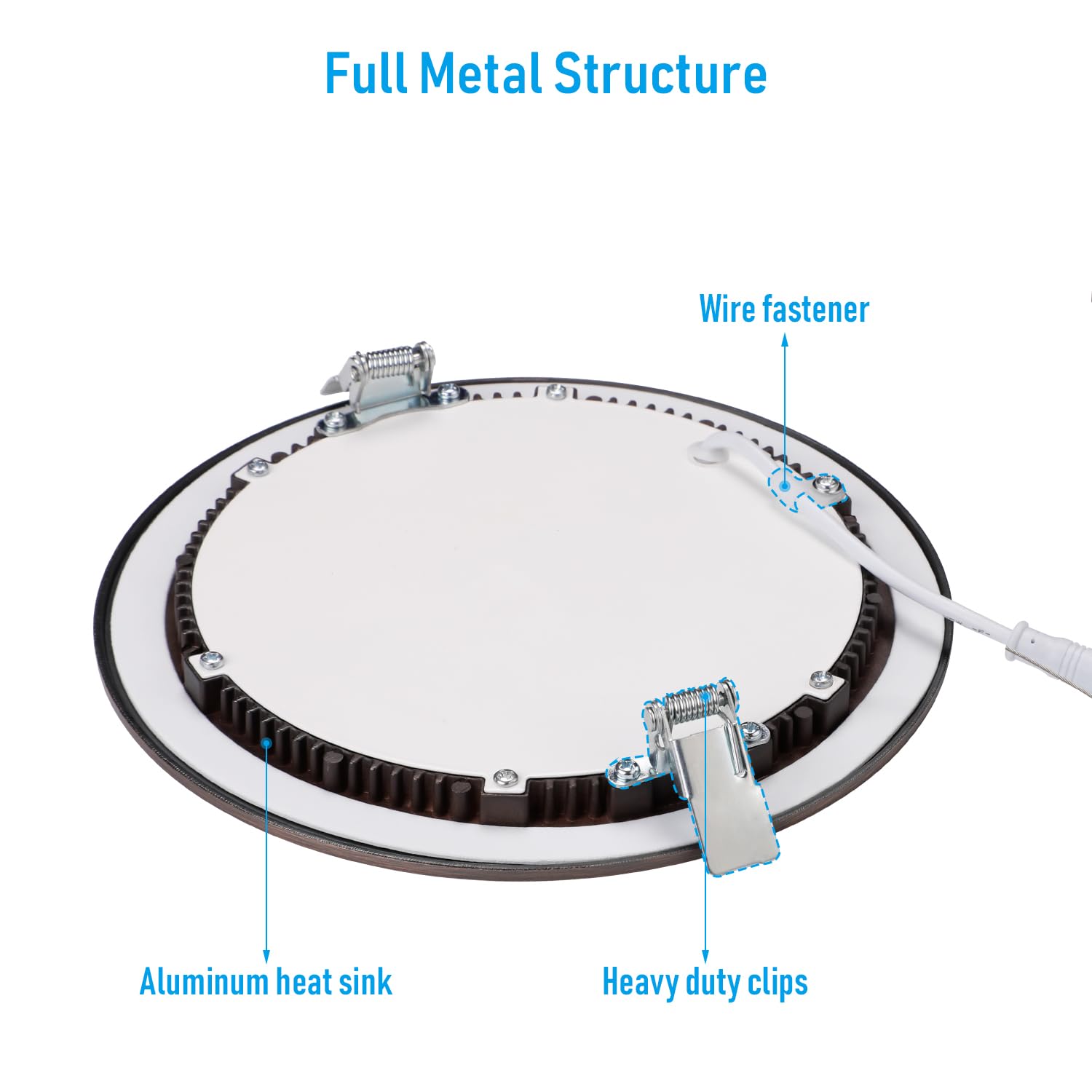 Torchstar E-Lite Series 6 Inch Slim Recessed Lighting With J-Box, 13.5W Ultra-Thin Led Recessed Light, Dimmable Canless Downlight, Etl&Es Listed, Cri90, 5000K Daylight, Oil Rubbed Bronze, Pack Of 6