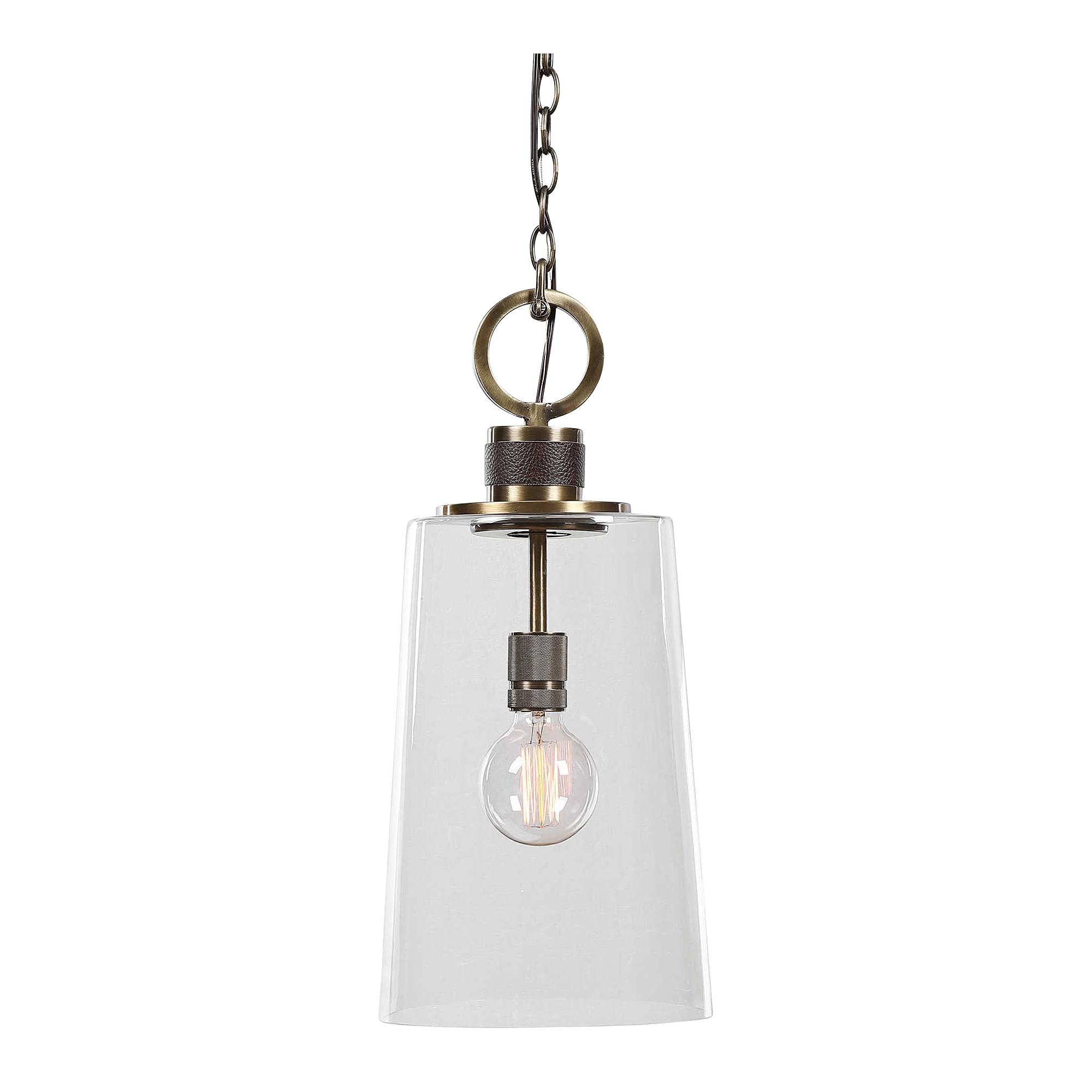 Uttermost 1 Light Mini Pendant Alloy Steel Copper 10x10x22 Model 21522 Traditional Installation