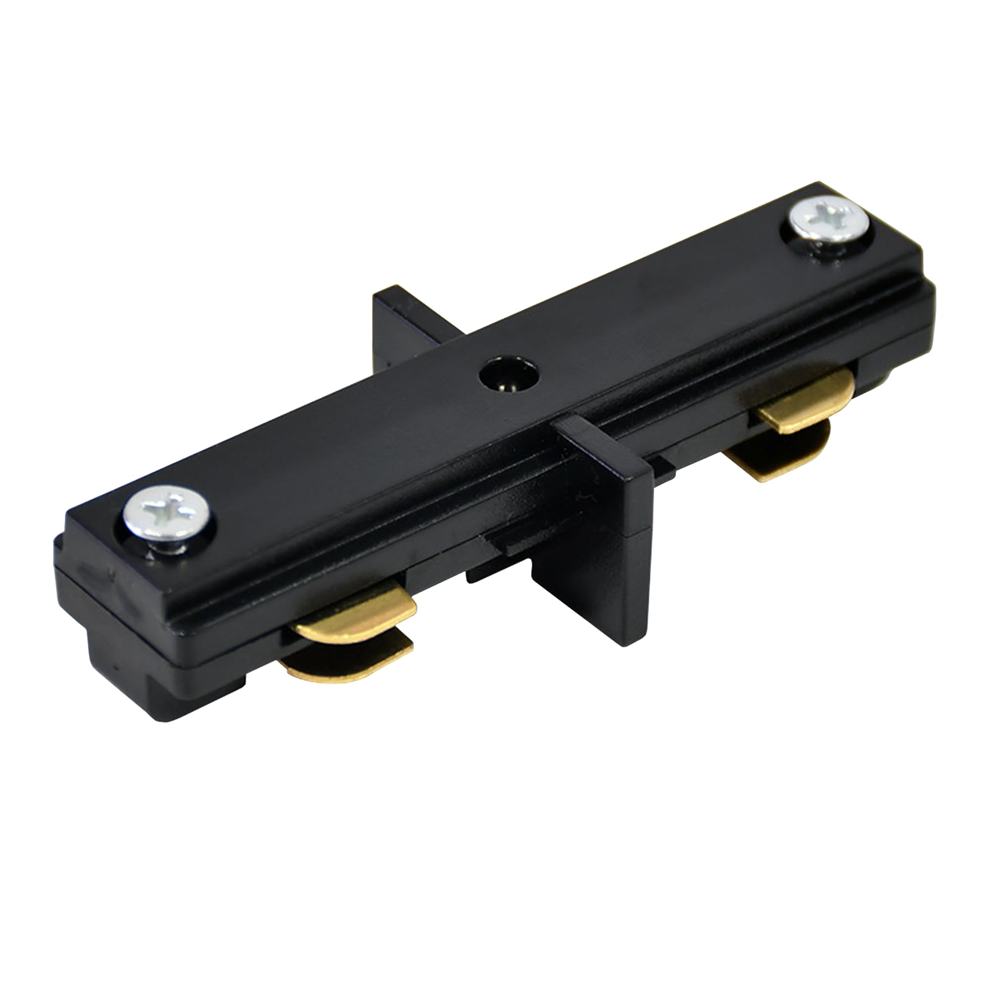 Bravsekai H Track I Connector H Type Single Circuit 3-Wire-1 Track Lighting Kit For H Track System Track Lighting Accessories 120V (Black I Connector)