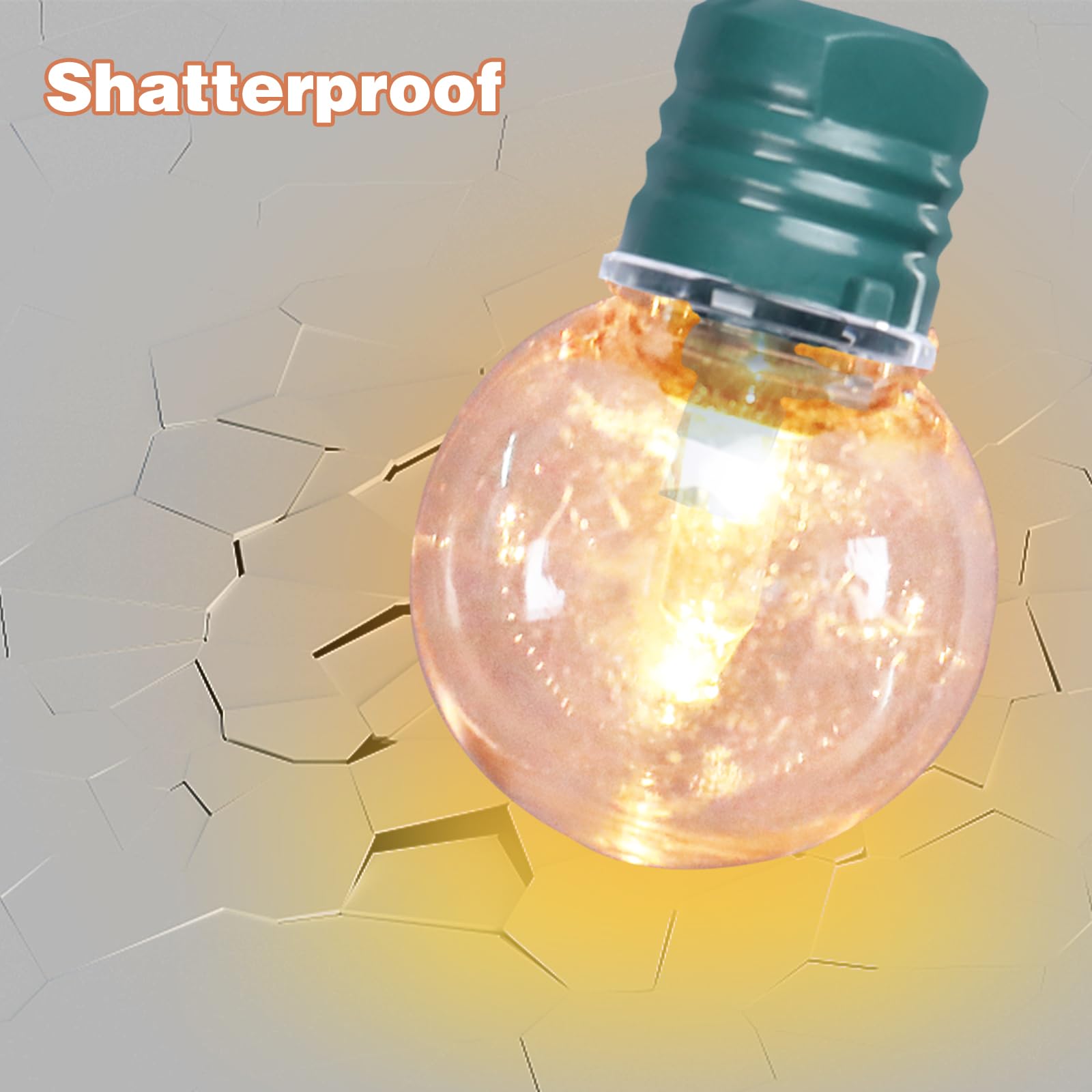 Afirst Led Outdoor String Lights Waterproof With 100 Bulbs, 34Ft Patio Lights For Garden Backyard Porch Holiday (Green)