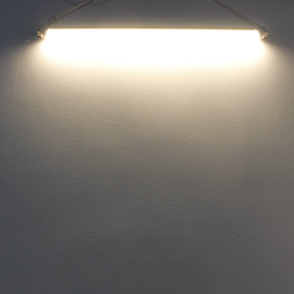 Lightingwill Led T8 Light Tube 3Ft  Warm White 3000K-3500K  Dual-End Powered Ballast Bypass  2000Lumens 15W (32W Fluorescent Equivalent)  Frosted Cover  Ac85-265V Lighting Tube Fixtures  1Pack